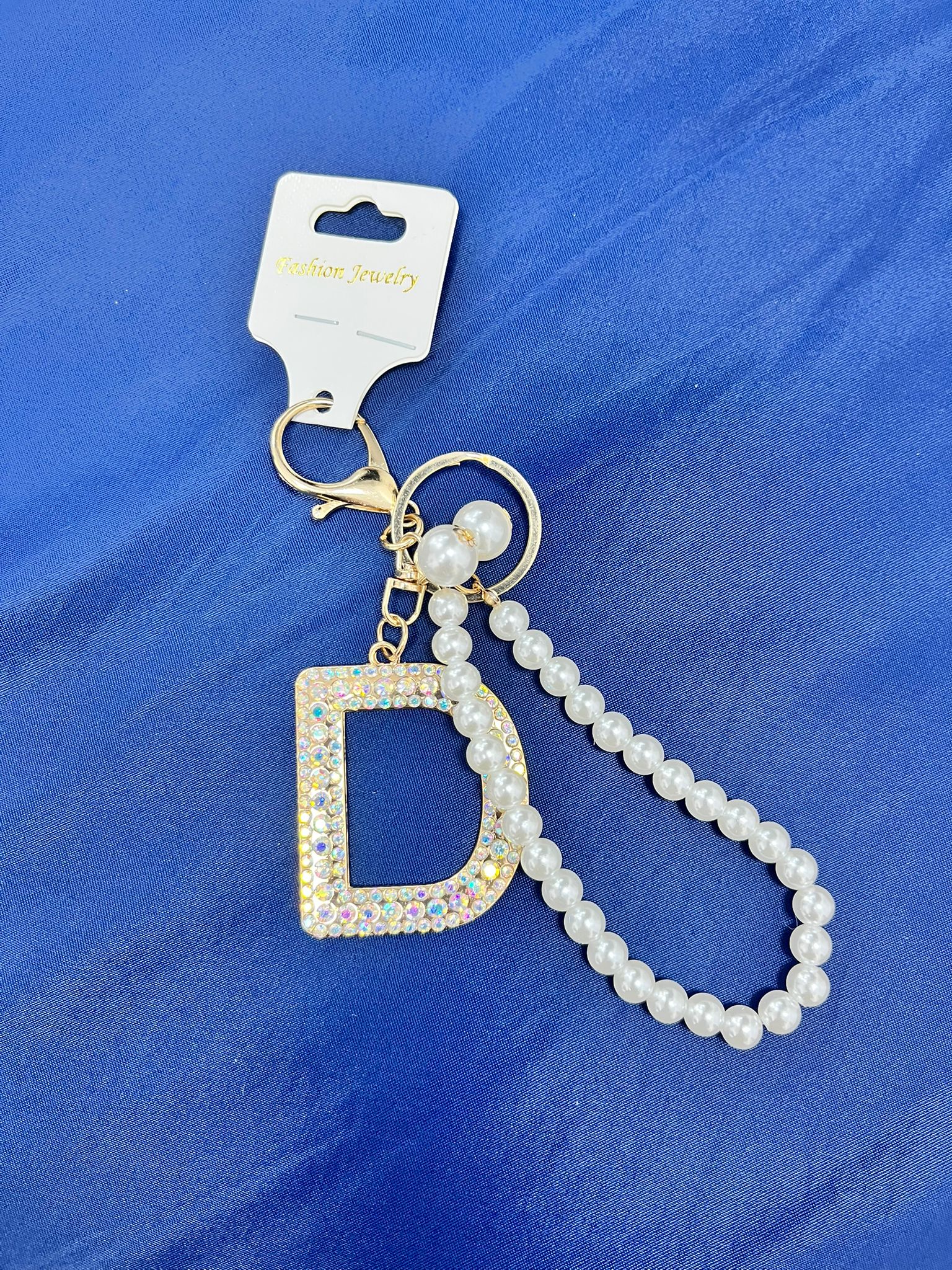 D Harfli Anahtarlık 