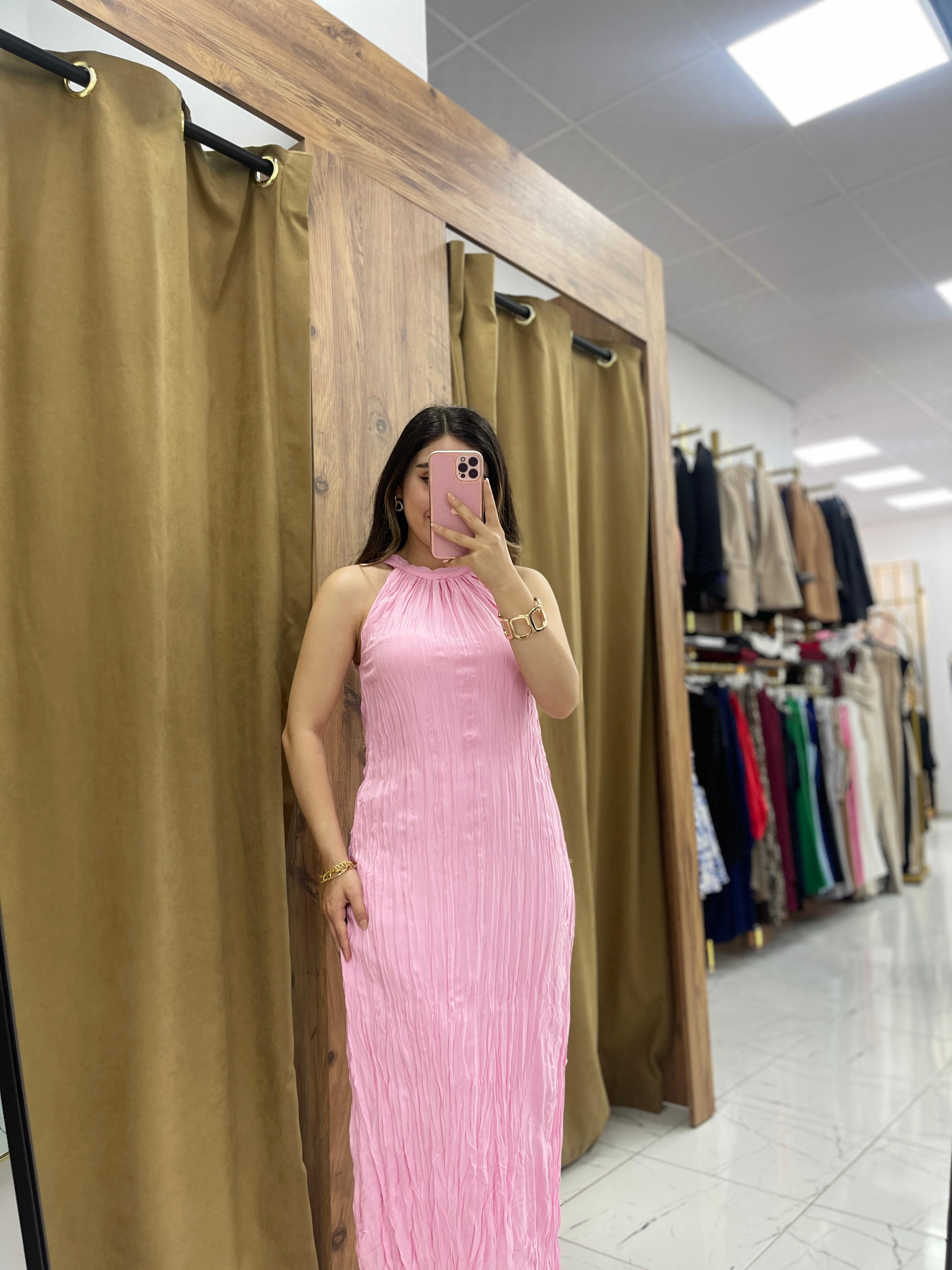 Laly Elbise - Pembe