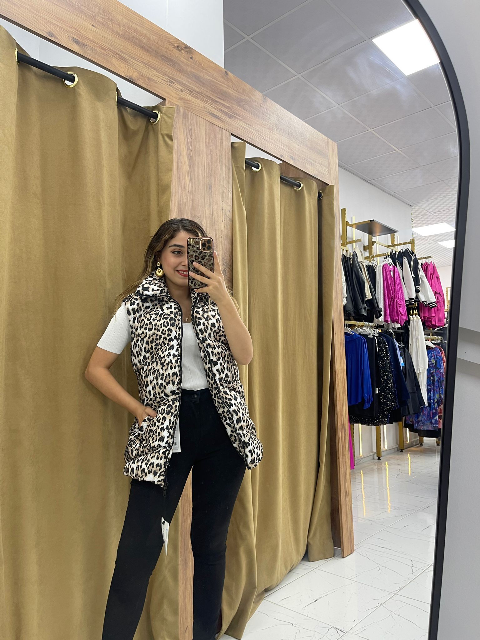 Caty Leopar Yelek