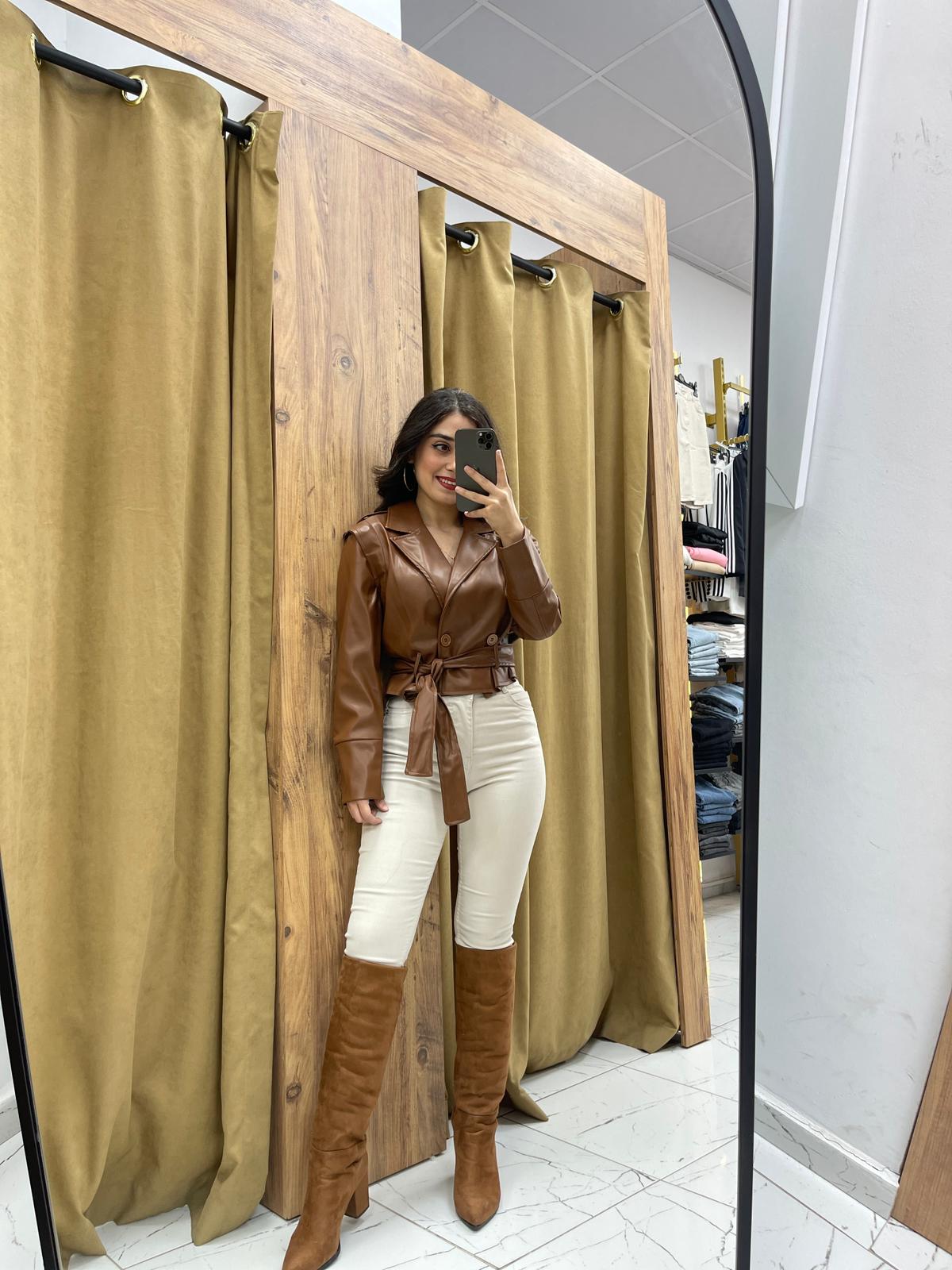 Lexa Deri Ceket -Yelek