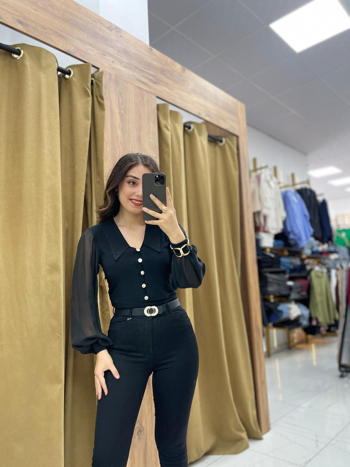 Estella Gömlek  - Siyah