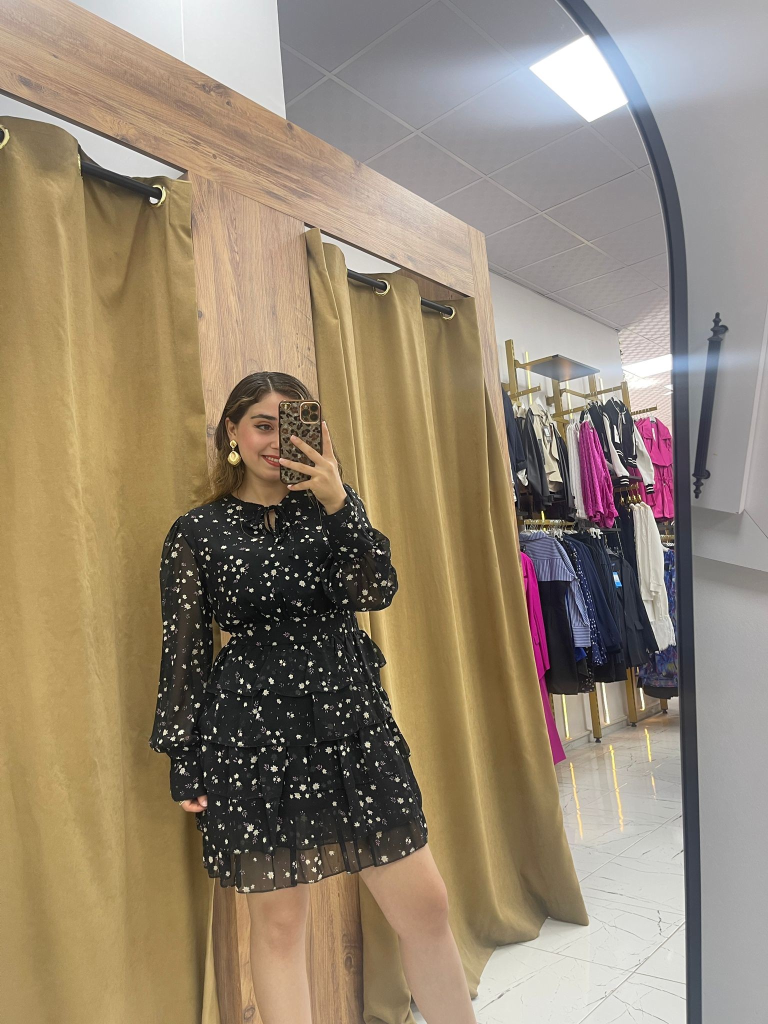 Flonie Çiçekli Elbise 