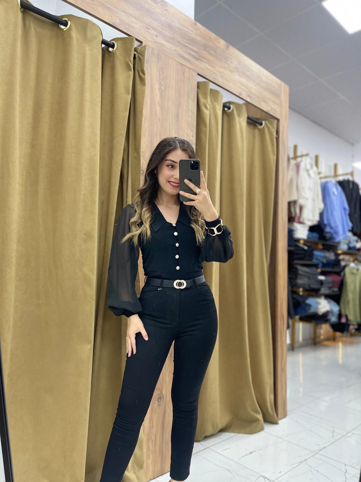 Estella Gömlek  - Siyah