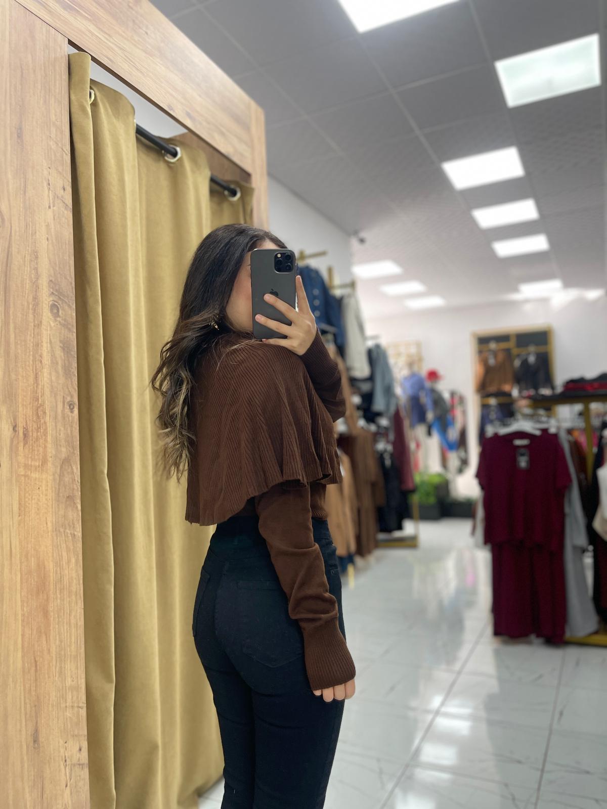 Pelerin Kazak  - Kahverengi