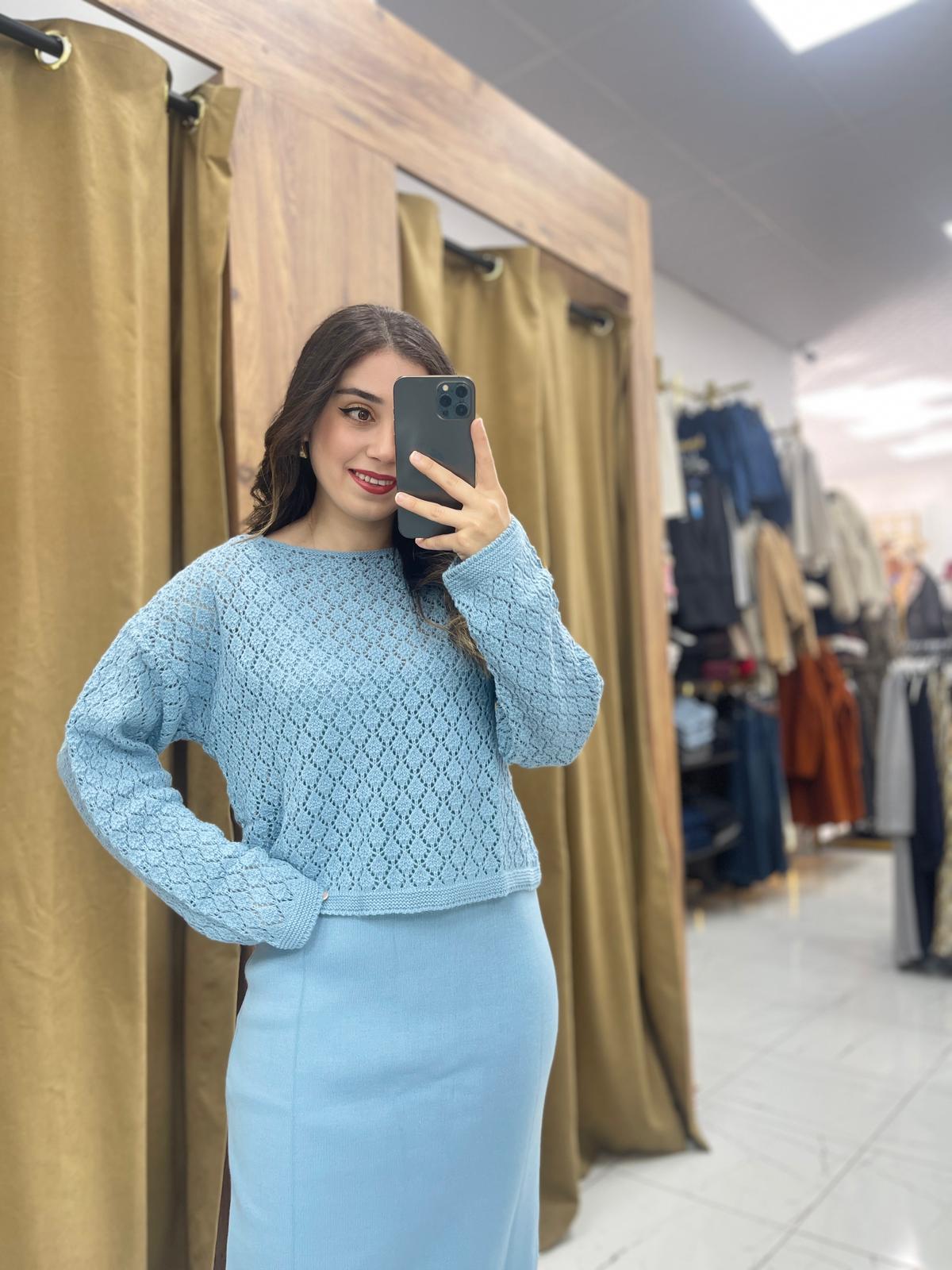Arya Elbise - Buz Mavi
