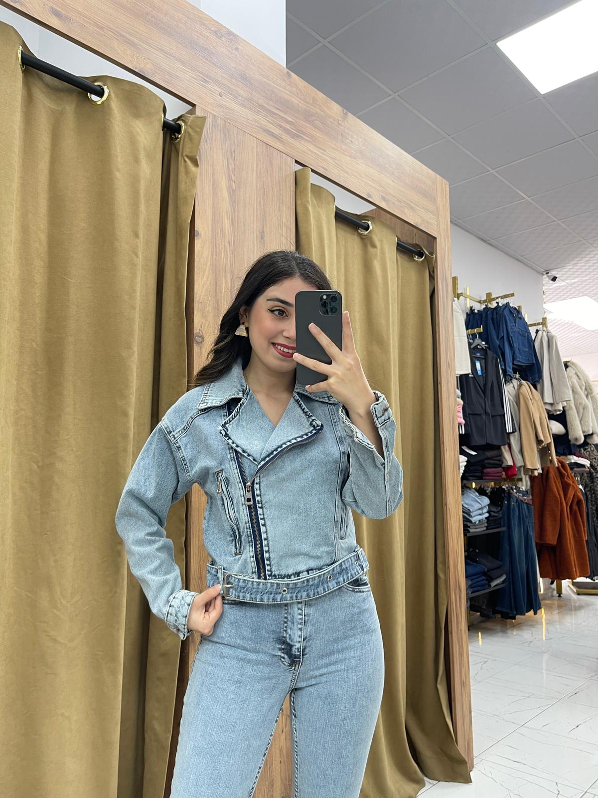 Menut Kot Ceket - Buz Mavi