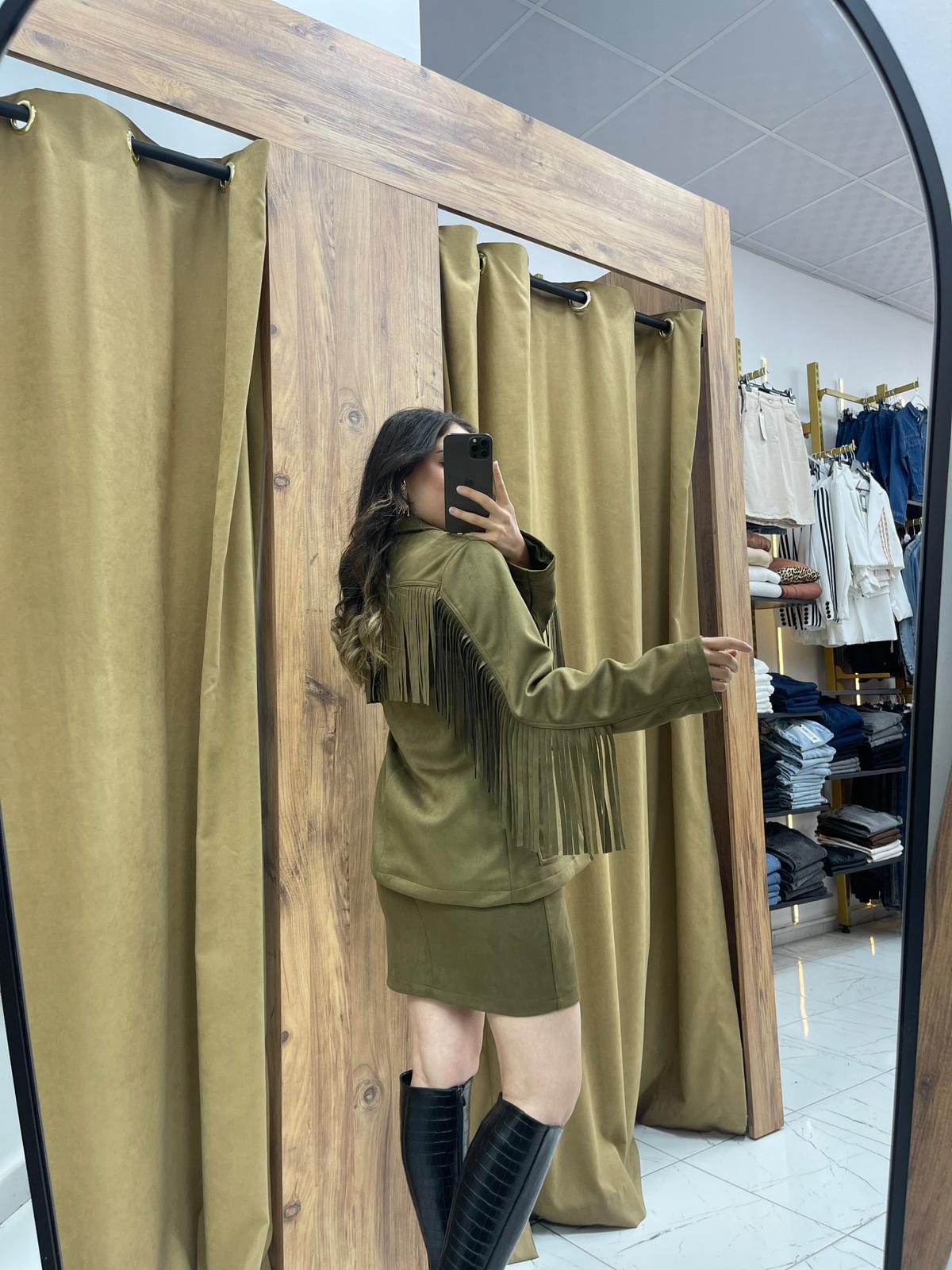 Desy  Süet Takım - Yeşil