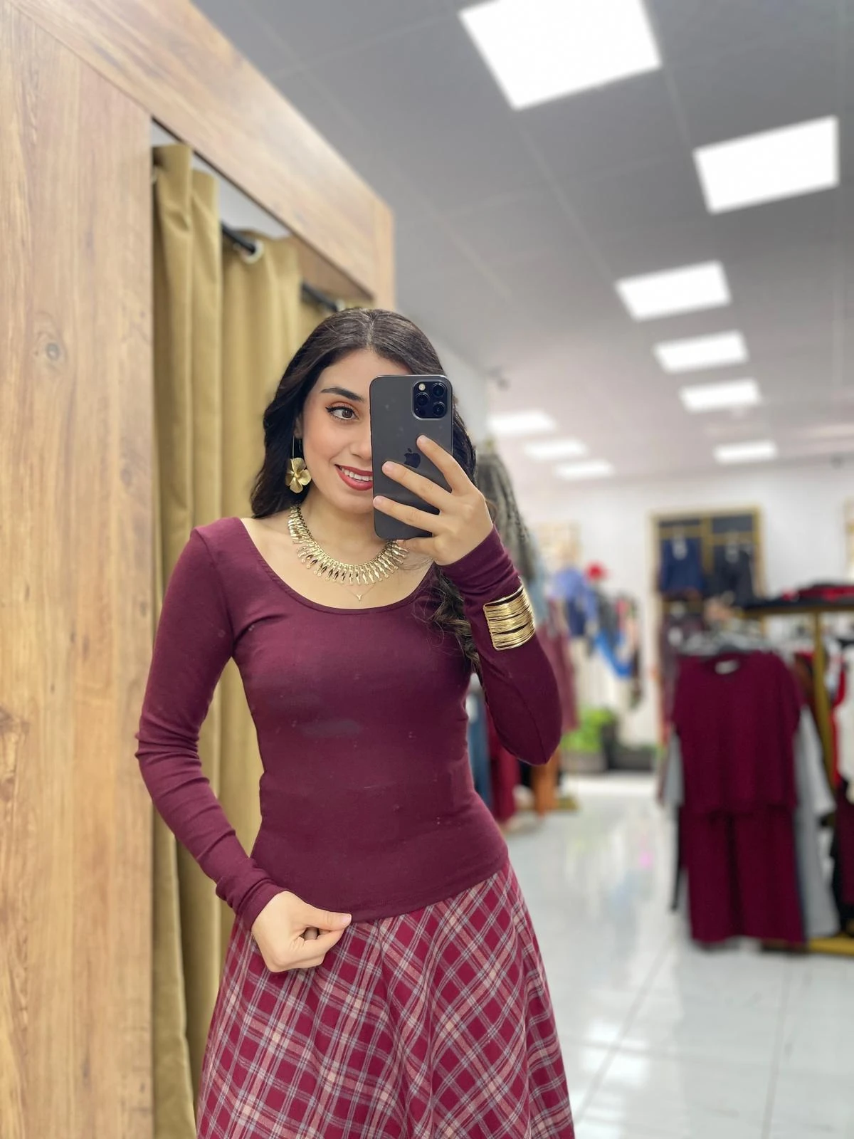 Liyo Badi Bluz - Bordo