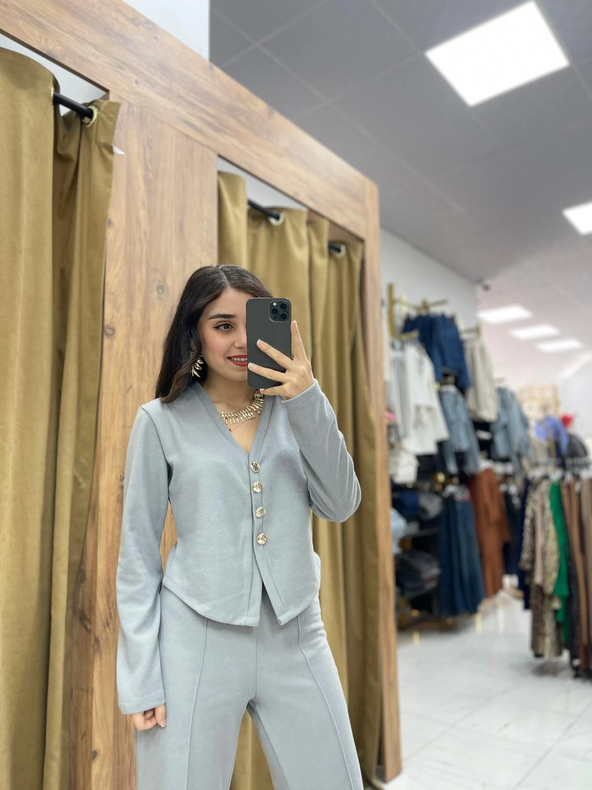 Rozalin Takım - Gri