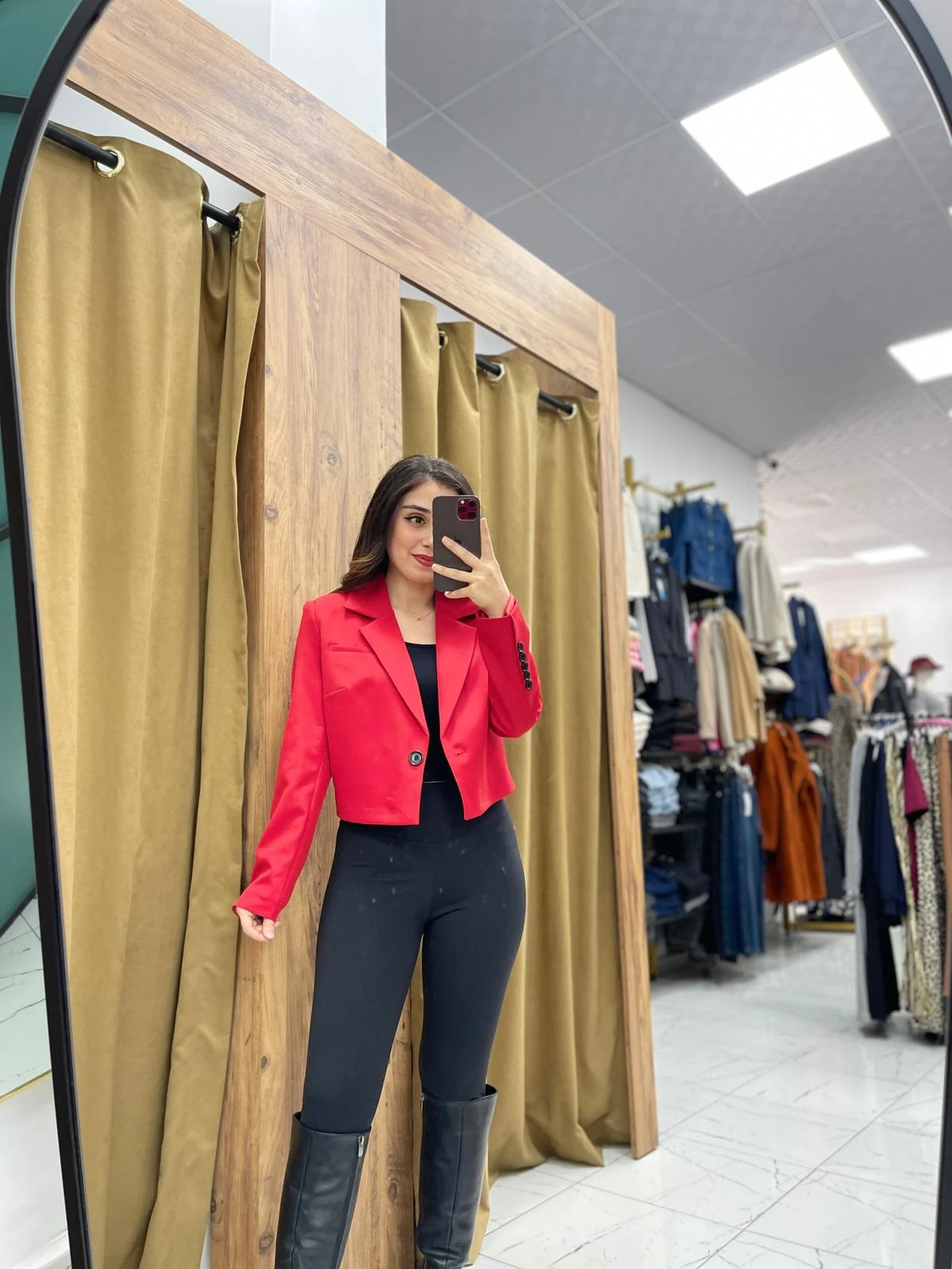 Yezdan Ceket  - Kırmızı