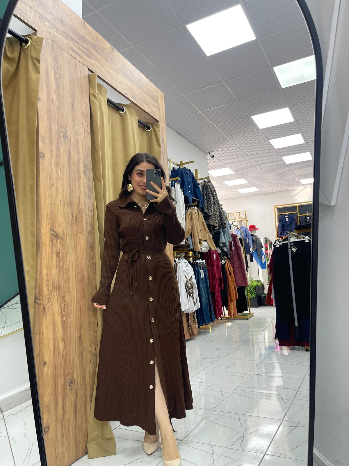 Dawe Elbise - Kahverengi