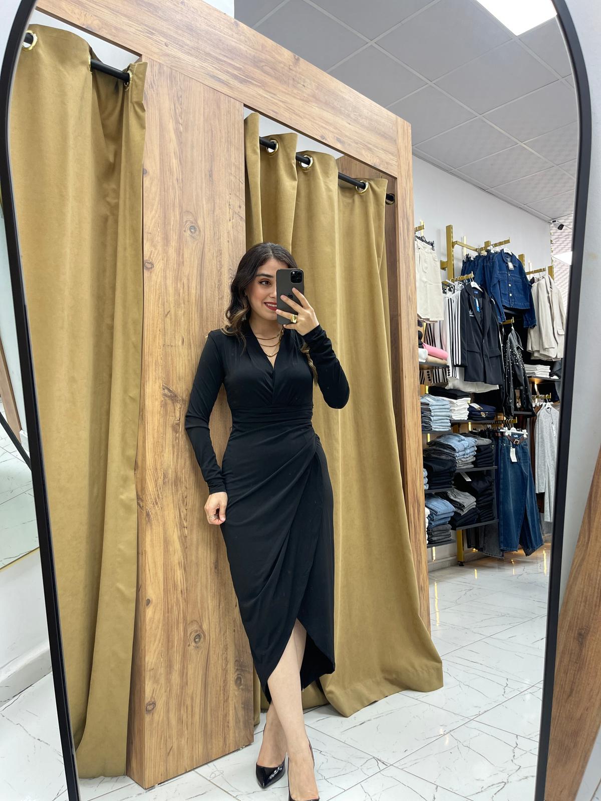 Akşın Elbise  - Siyah