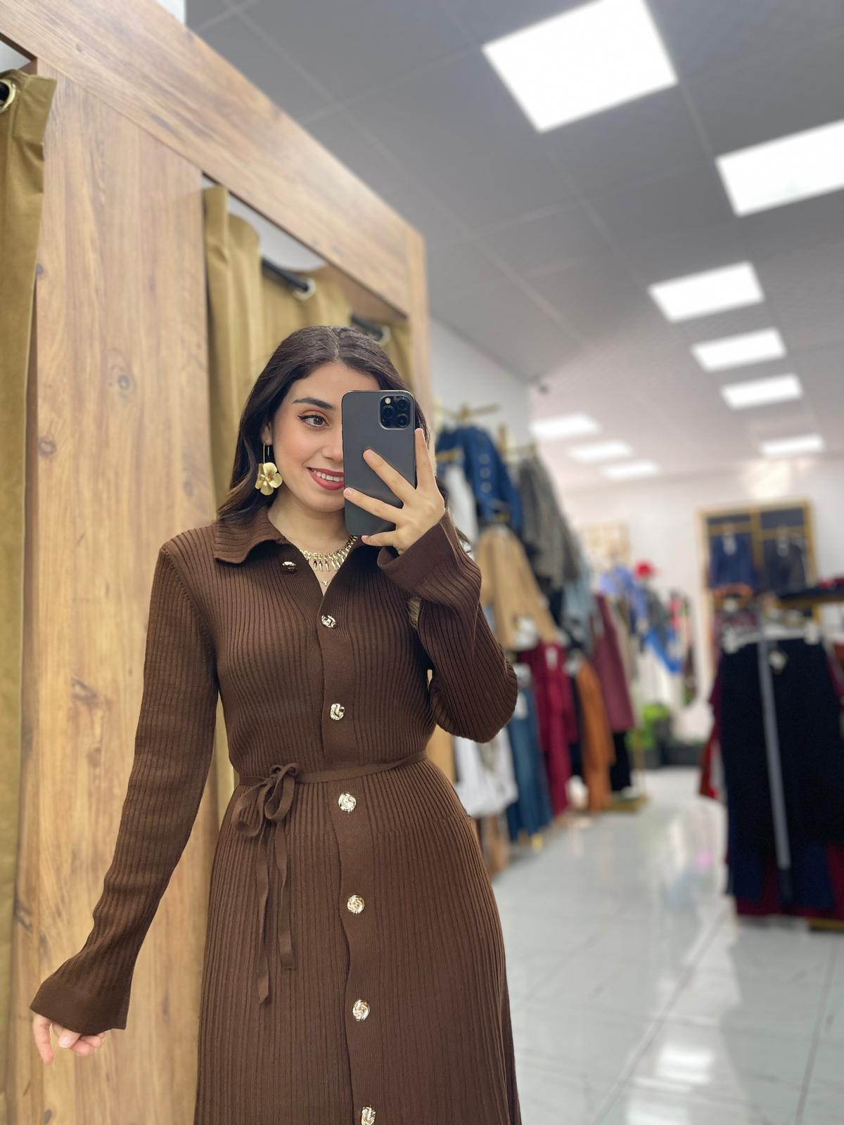 Dawe Elbise - Kahverengi