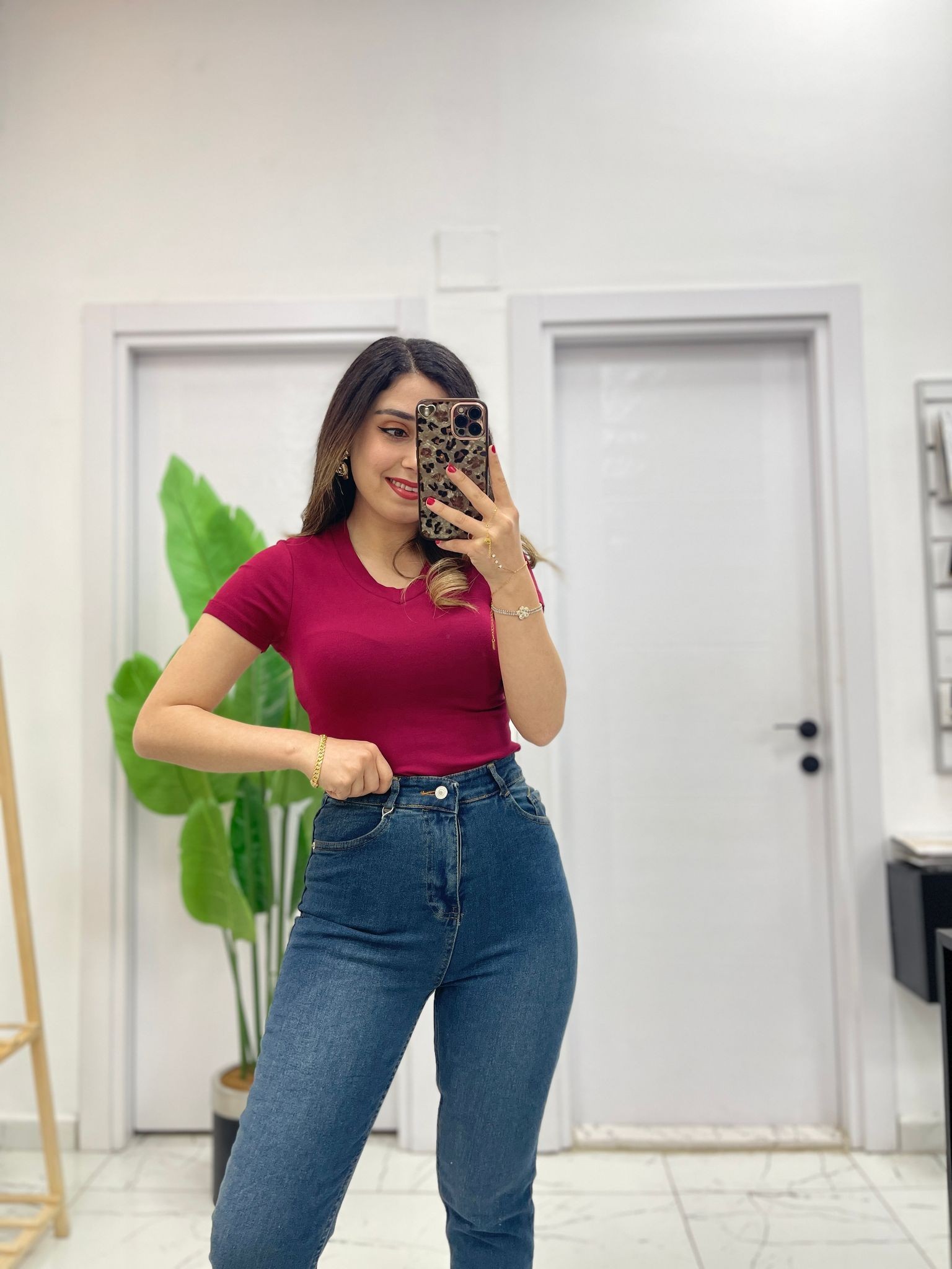 Tint Mom Jean Kot Pantolon 