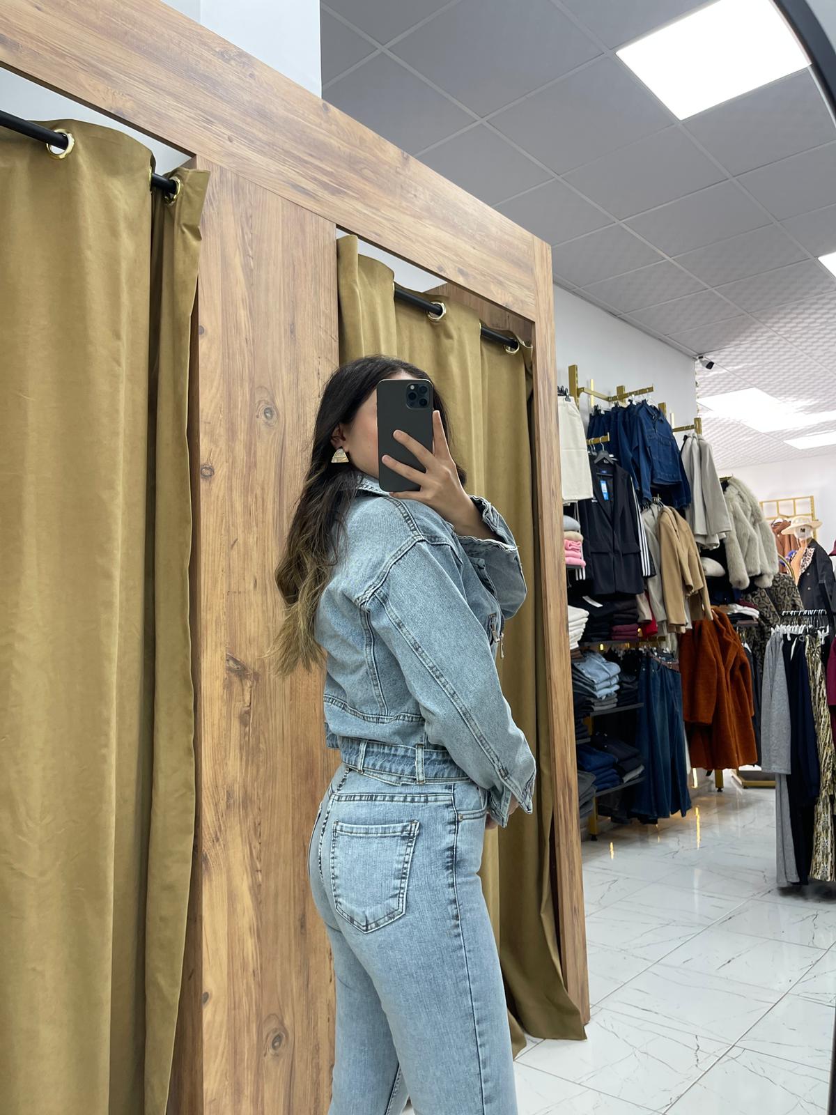 Menut Kot Ceket - Buz Mavi