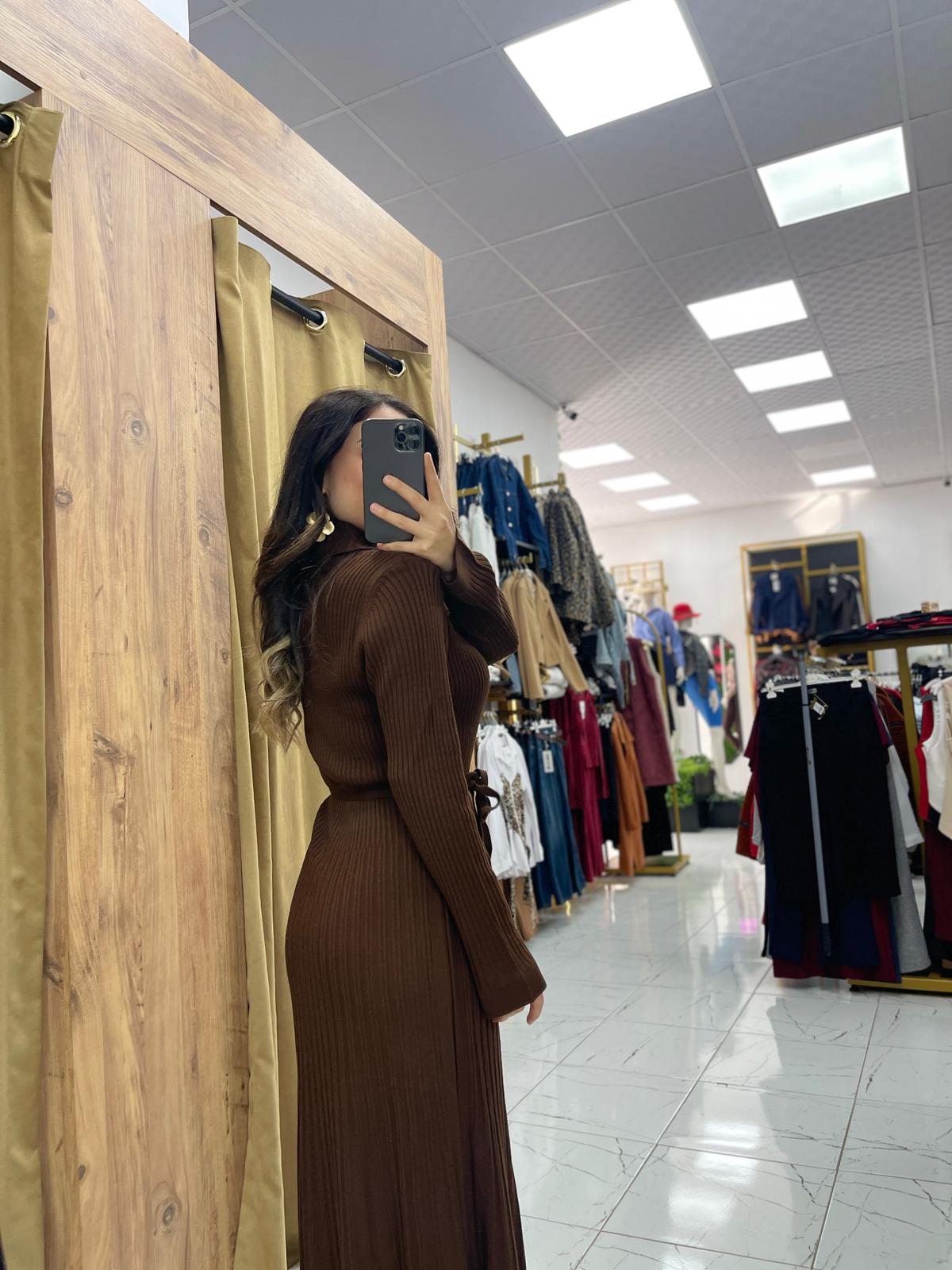 Dawe Elbise - Kahverengi