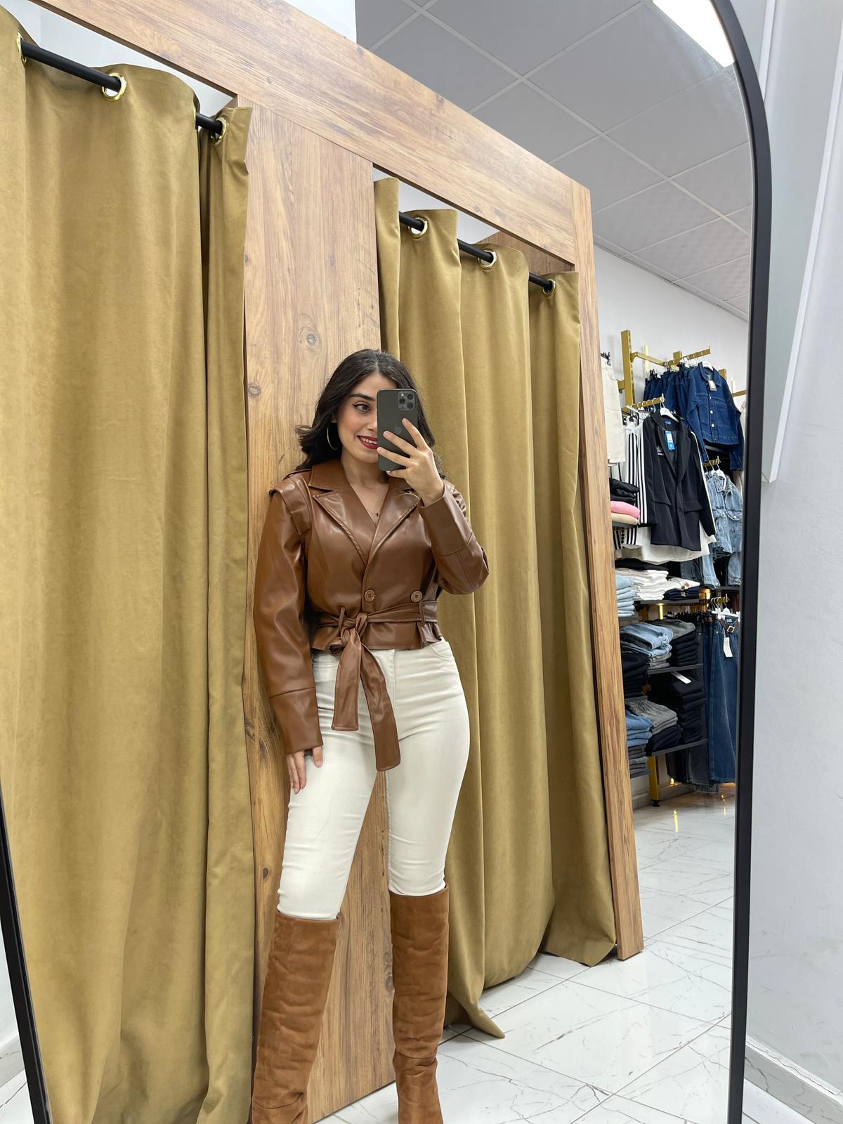 Lexa Deri Ceket -Yelek