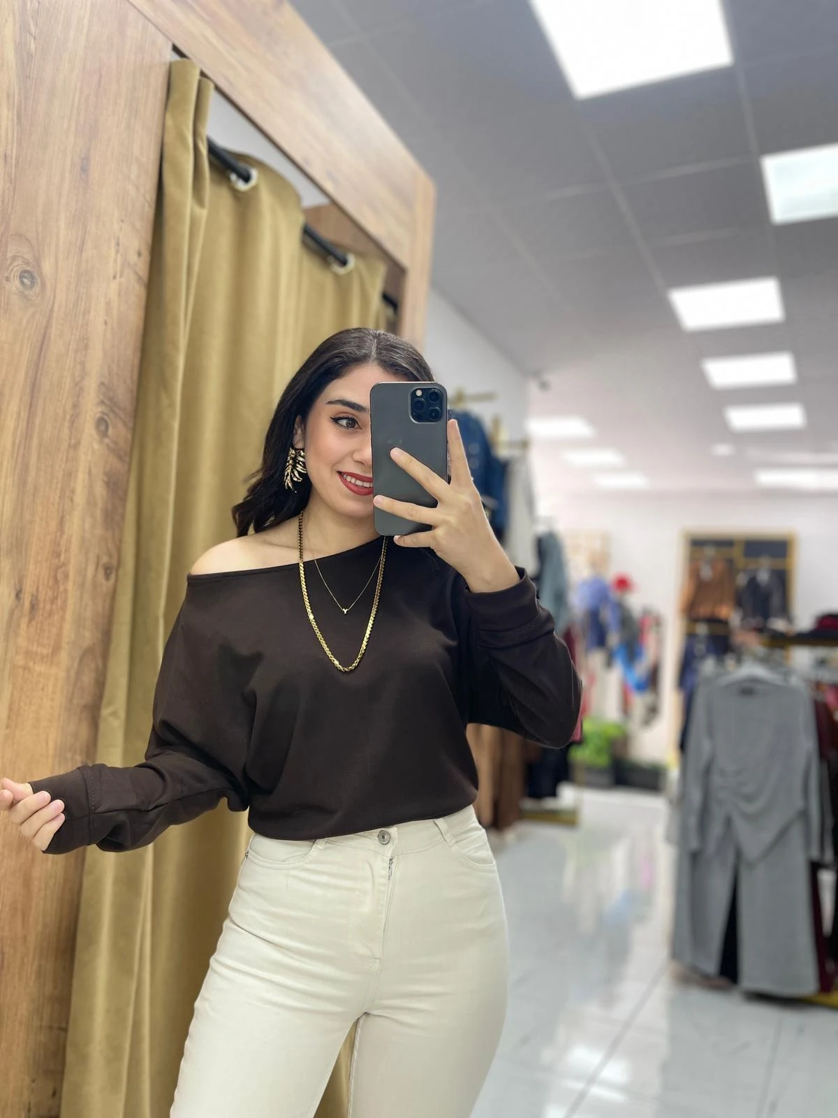 Modal Bluz  - Kahverengi