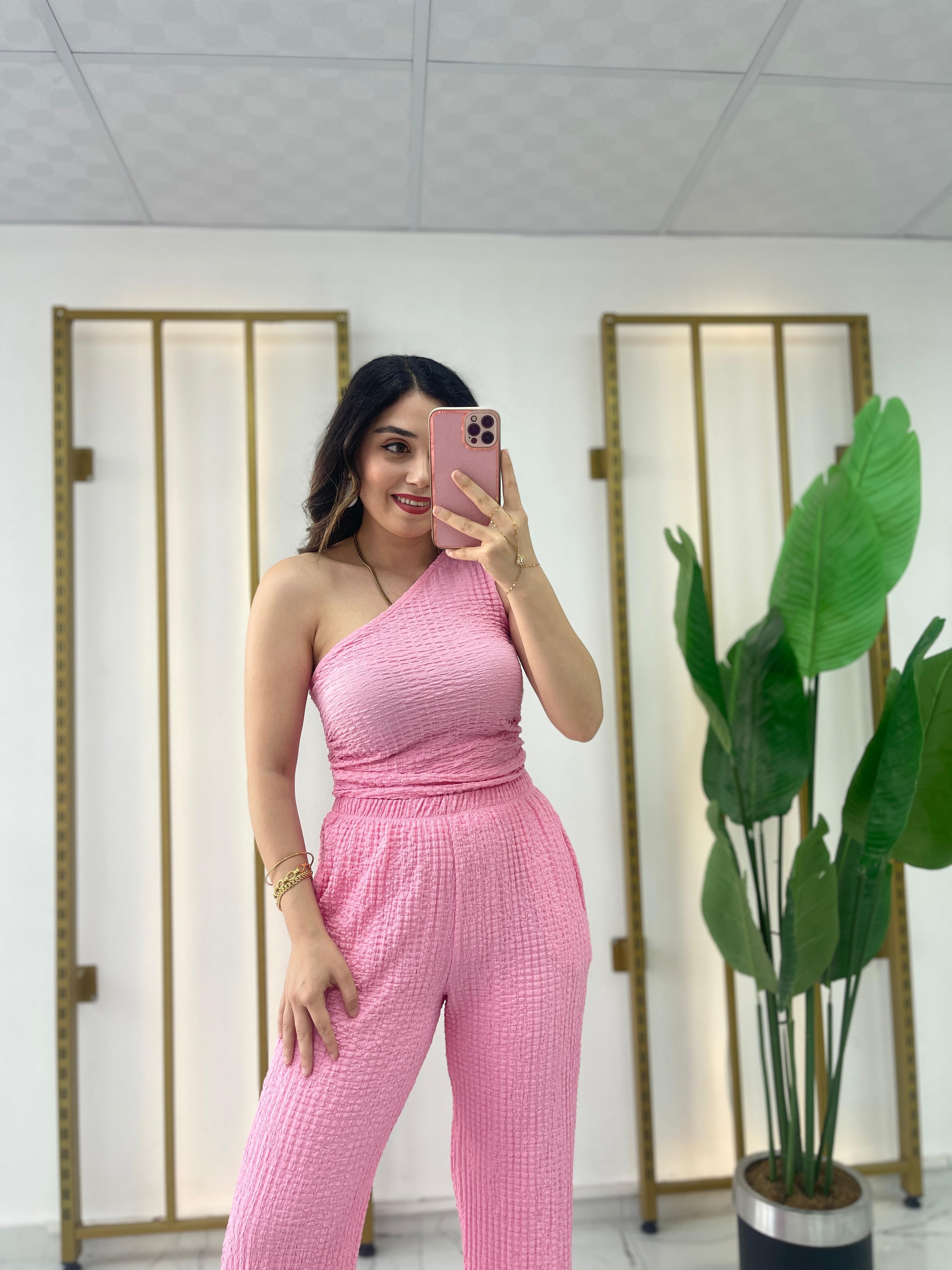 Lesi Gofre Takım - Pembe