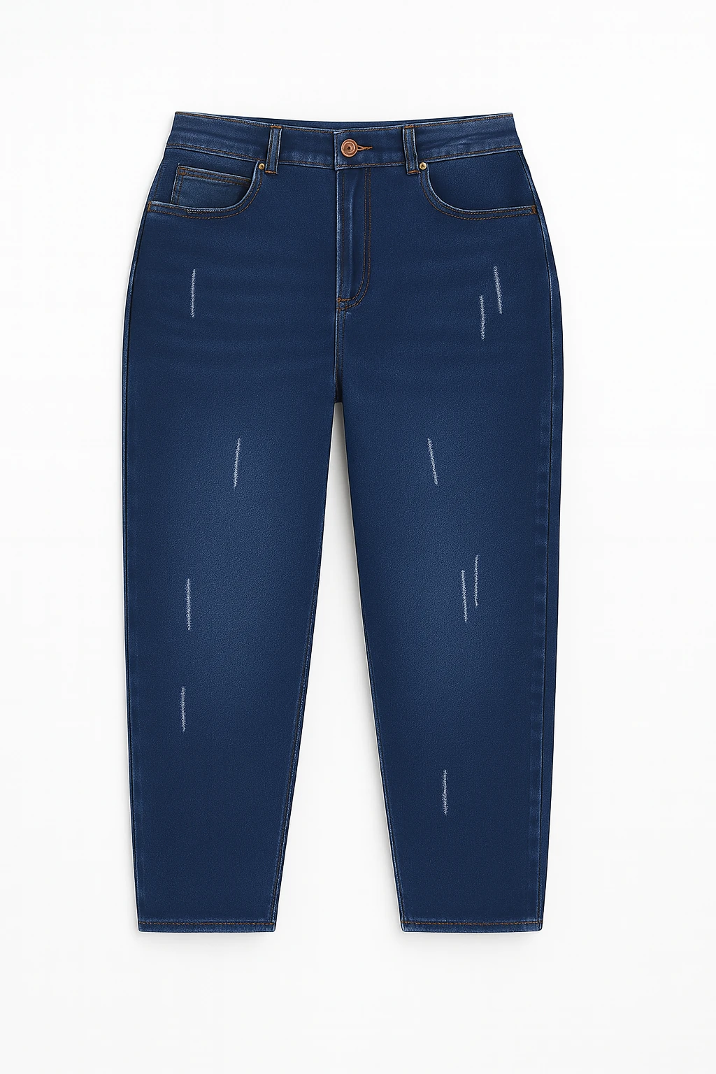 Koyu Lacivert Straight Fit Jean