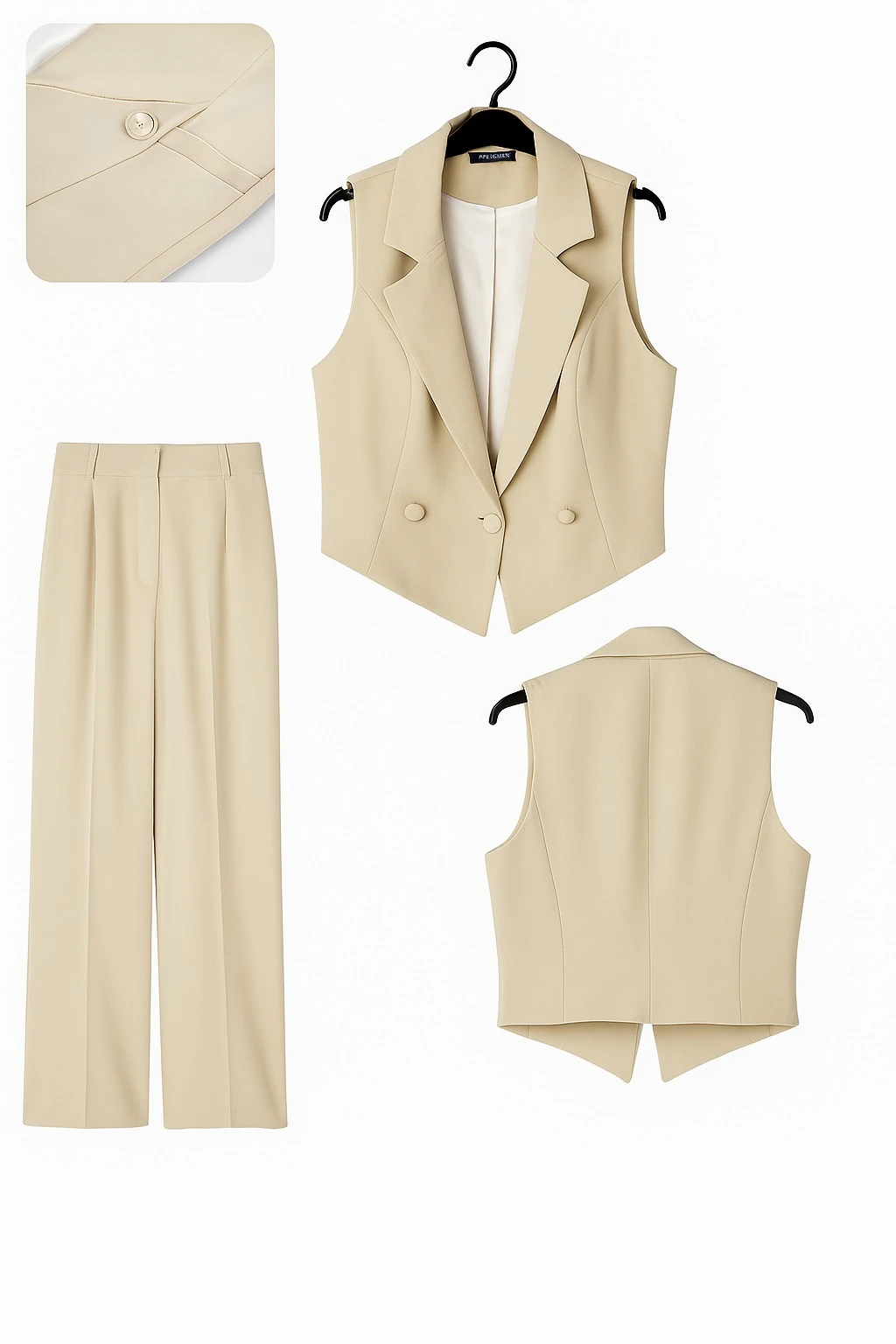 Kadın Yelek-Pantolon Takım 