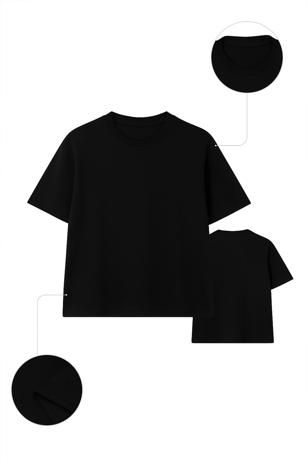 Siyah Basic Tişört