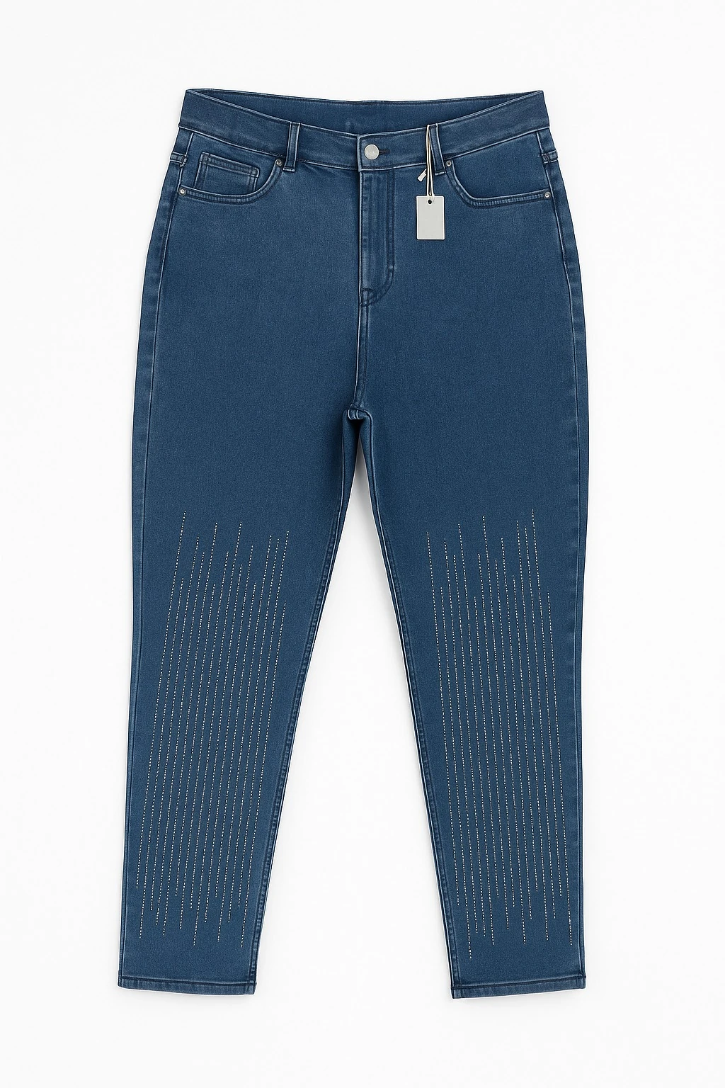 Taş Detaylı Kadın Skinny Jean Pantolon