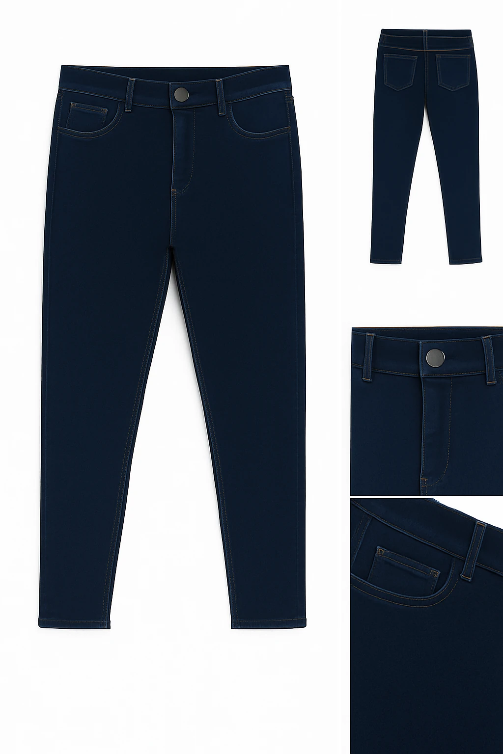 Koyu Lacivert Slim Fit Jean