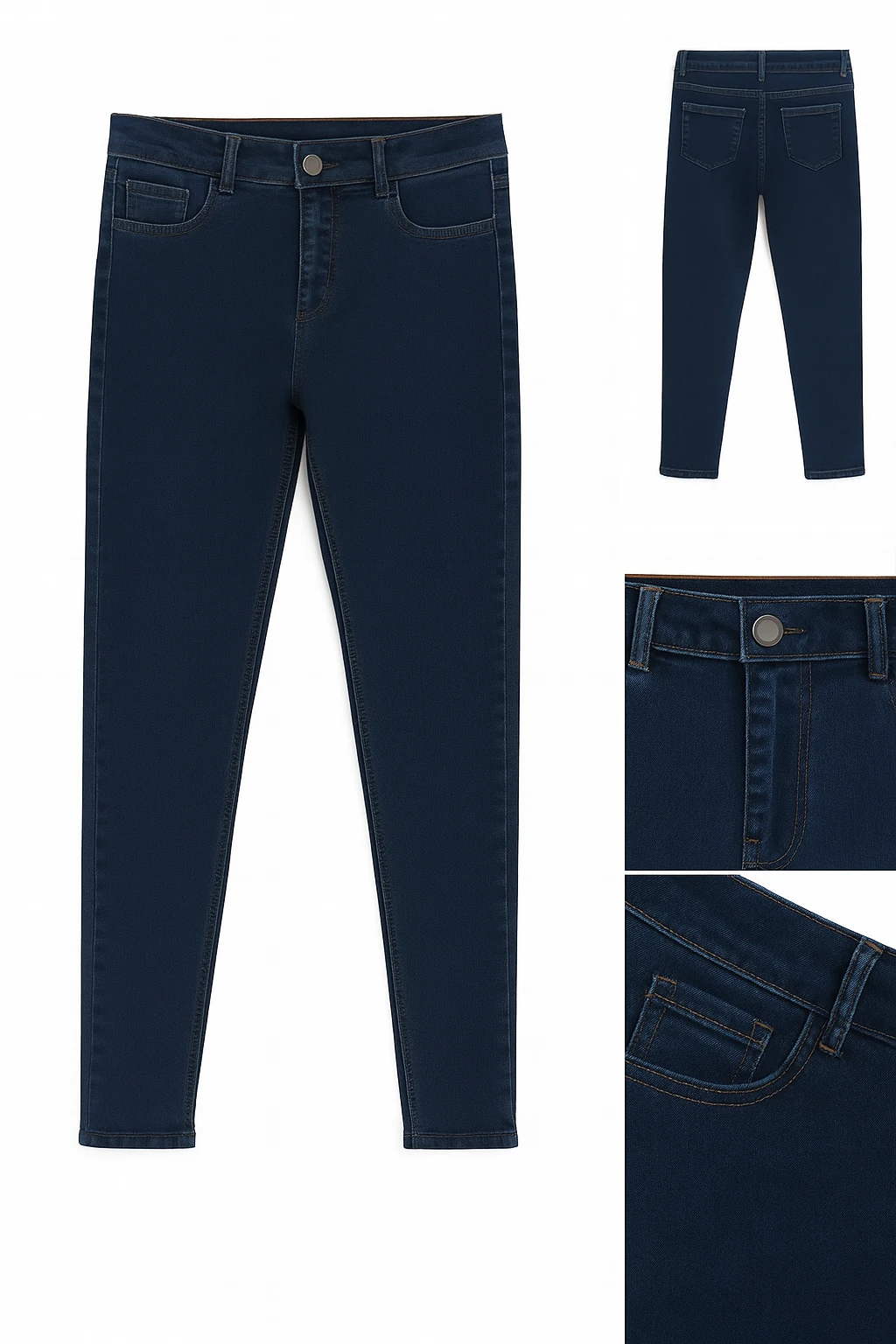 Koyu Mavi Skinny Fit Jean