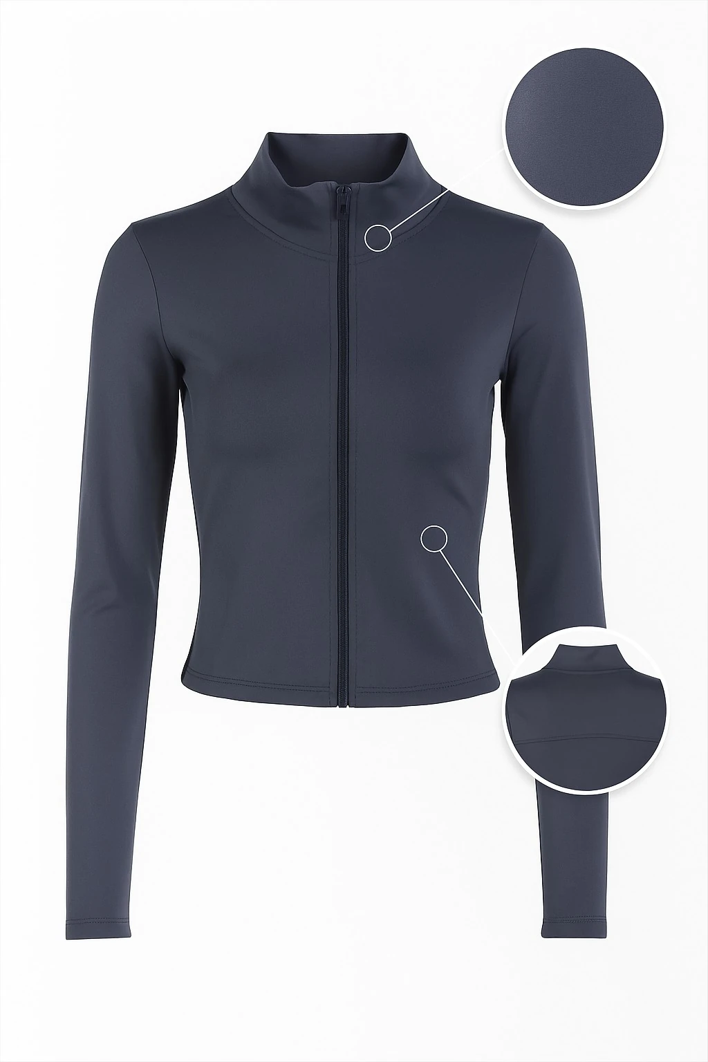 Storm Navy Crop Jacket