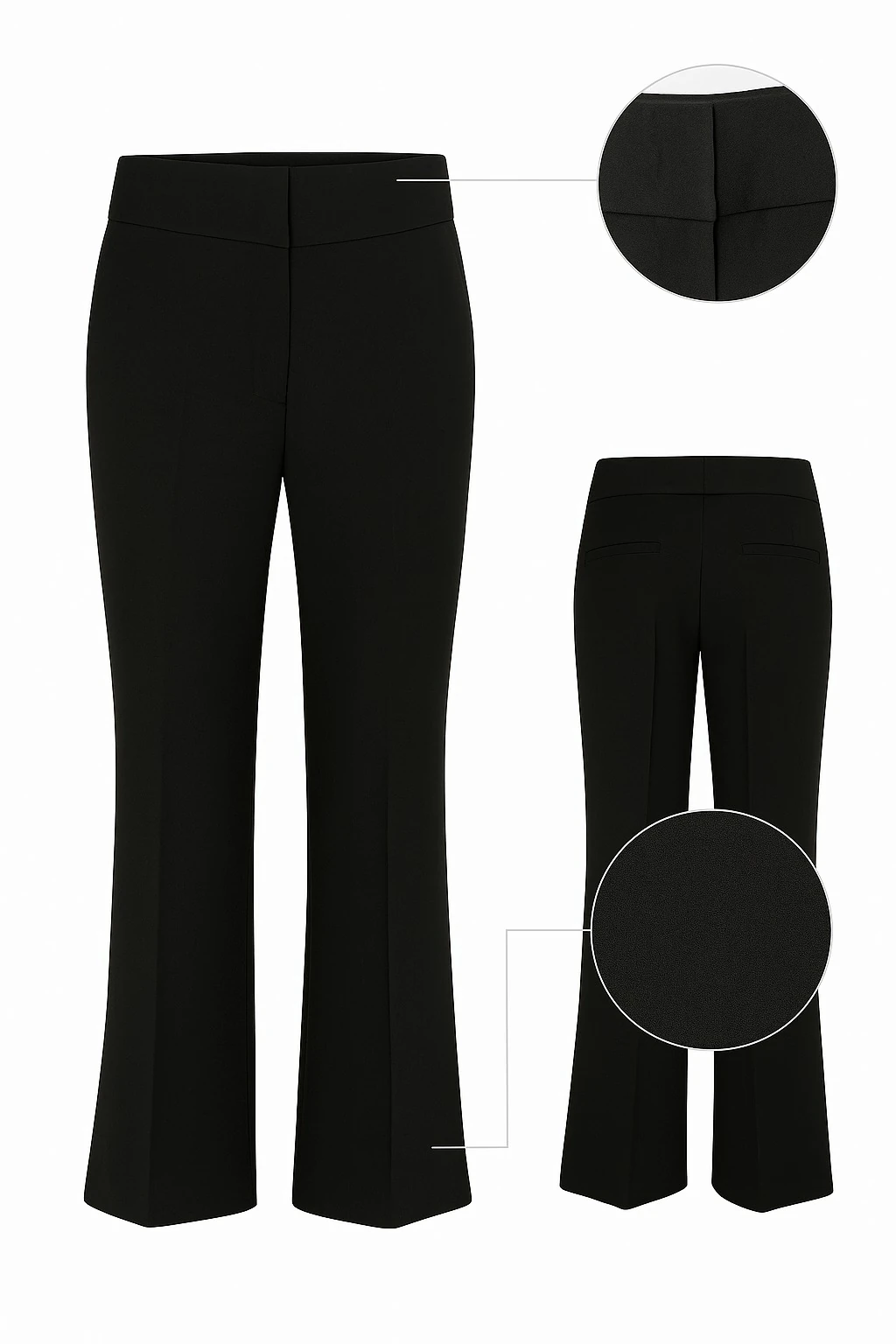 Obsidian Siyah Pantolon