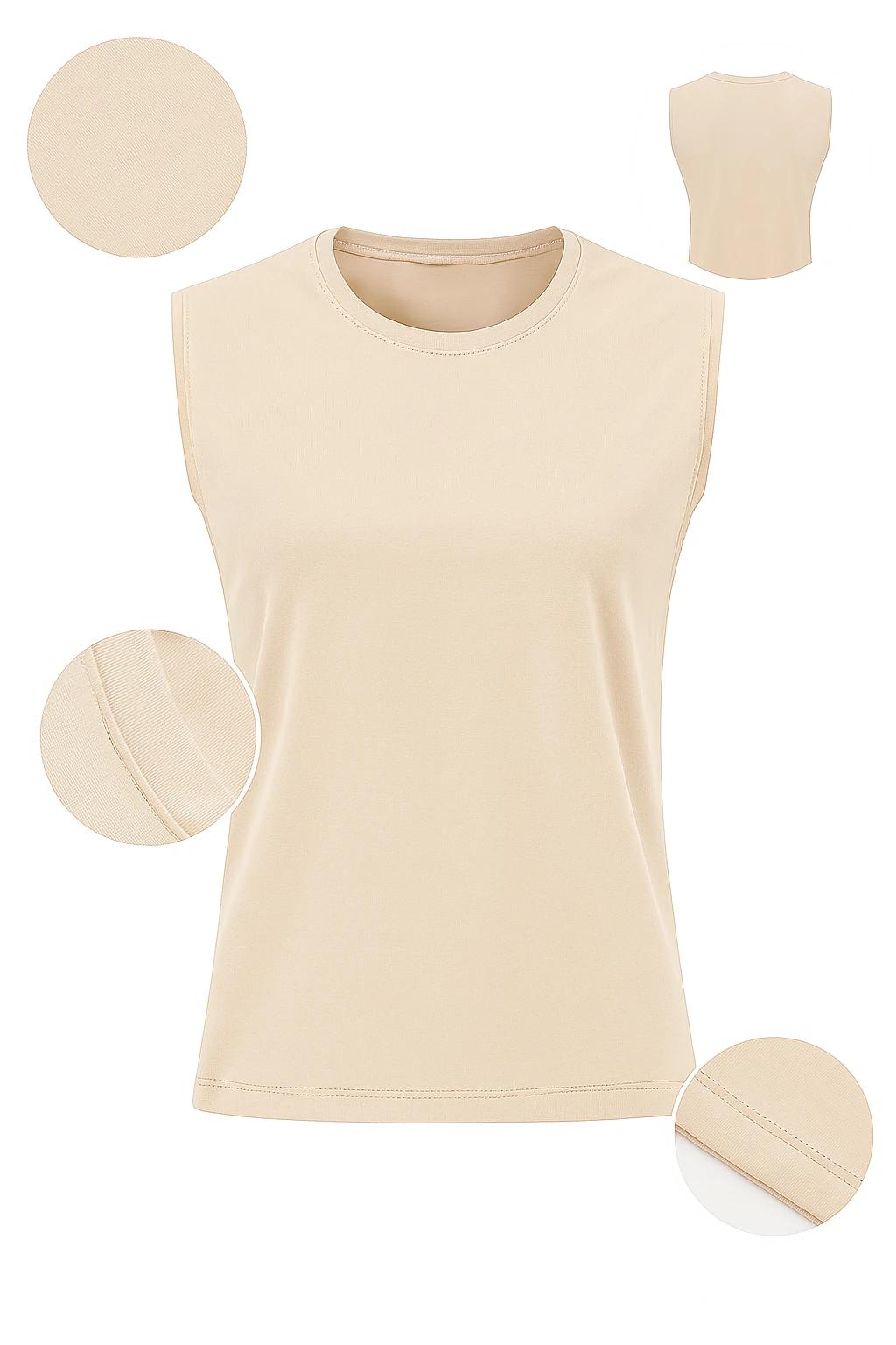 Kadın Atlet Basic Body – Ten