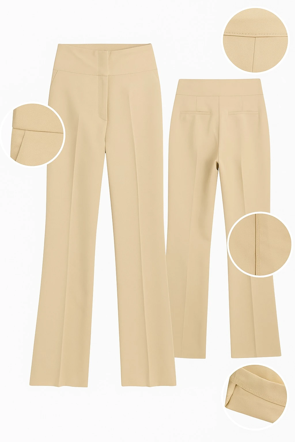 Çimalı Bej Klasik Pantolon