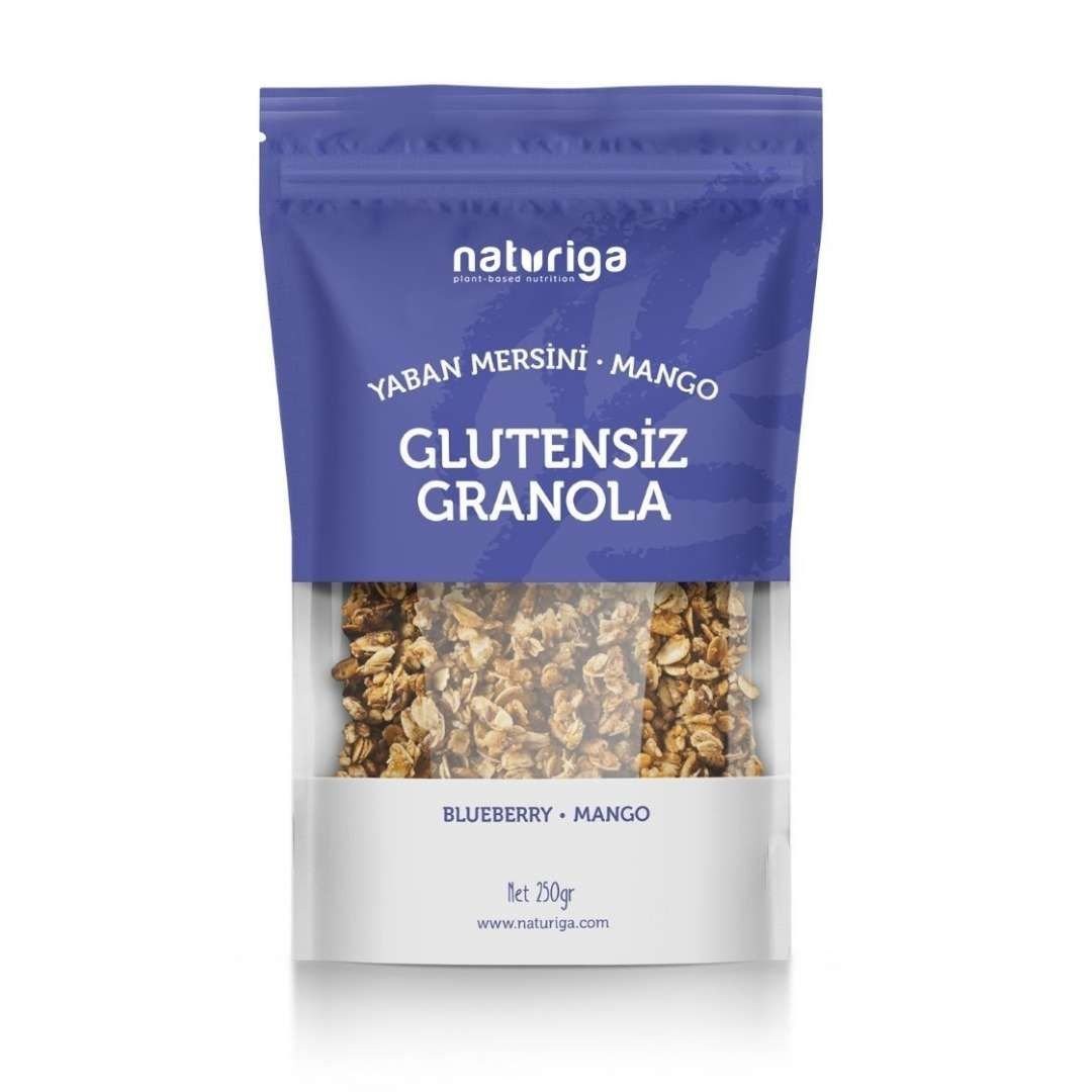 Glutensiz Yaban Mersin & Manga Granola 250 gr