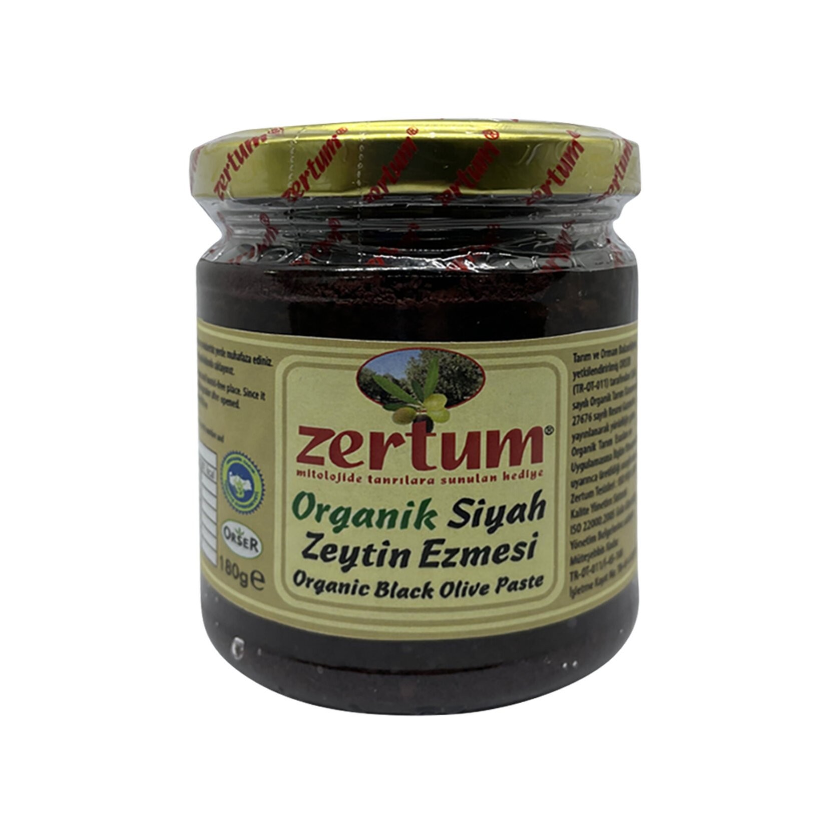 Organik Zeytin Ezmesi 180g