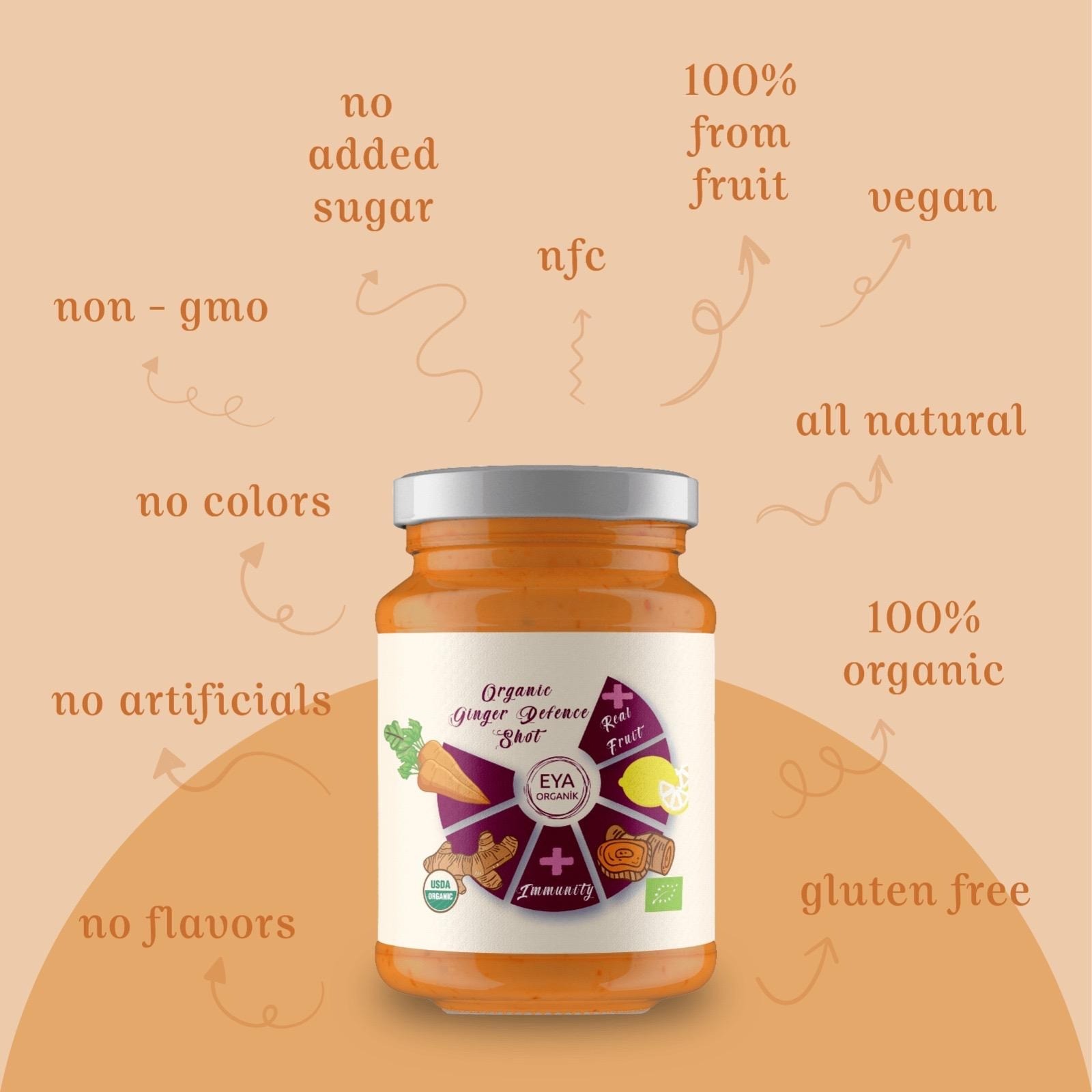 Organik Zencefil Savunma Shot 60ml