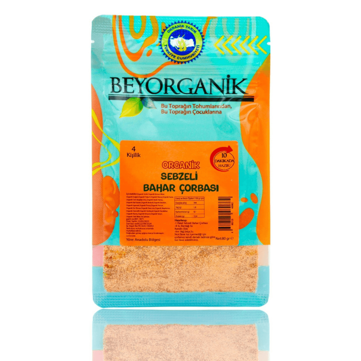 Organik Sebzeli Bahar Çorbası 80gr * (10 Dk Hazır )