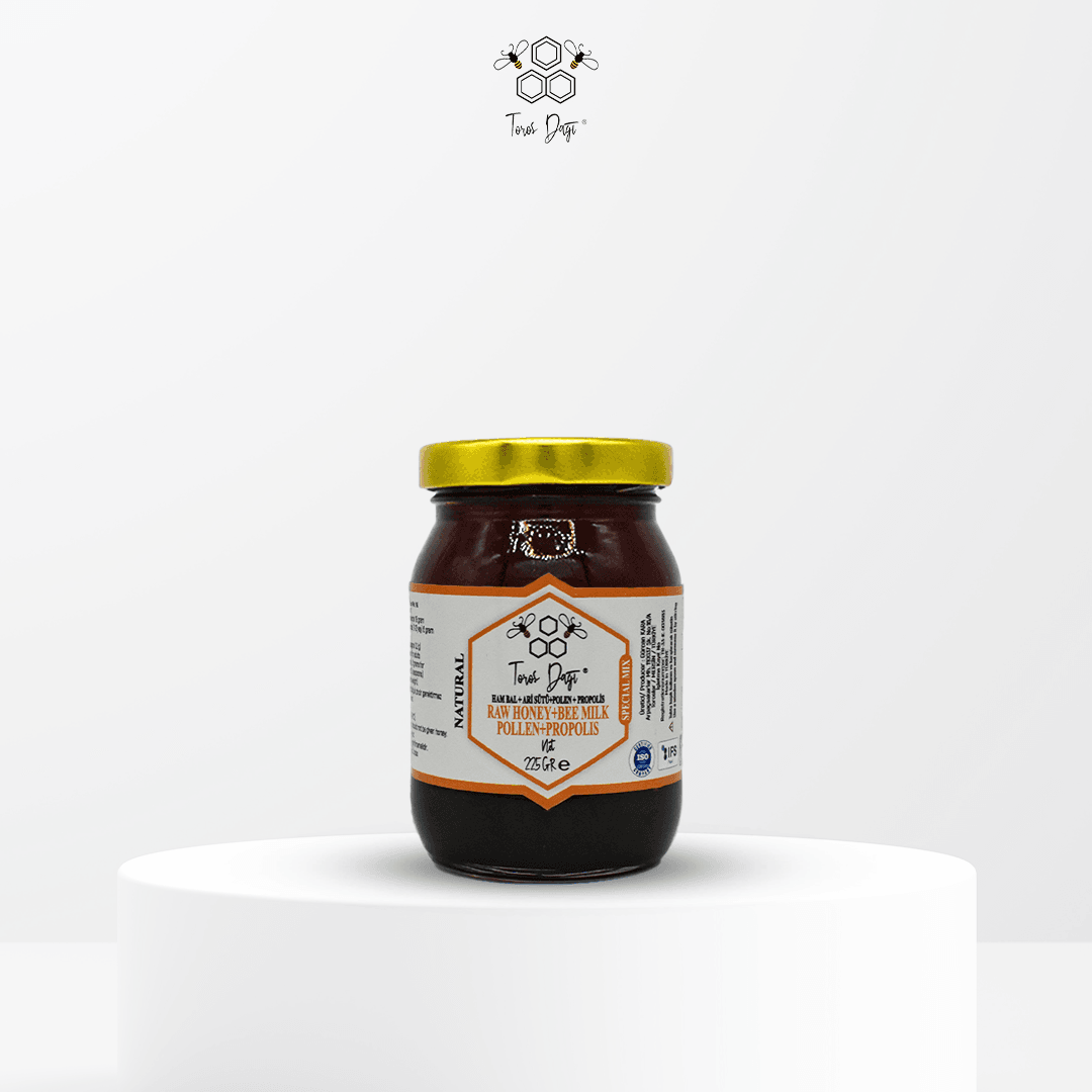 Arı Sütü+Polen+Probolis+Bal  225g