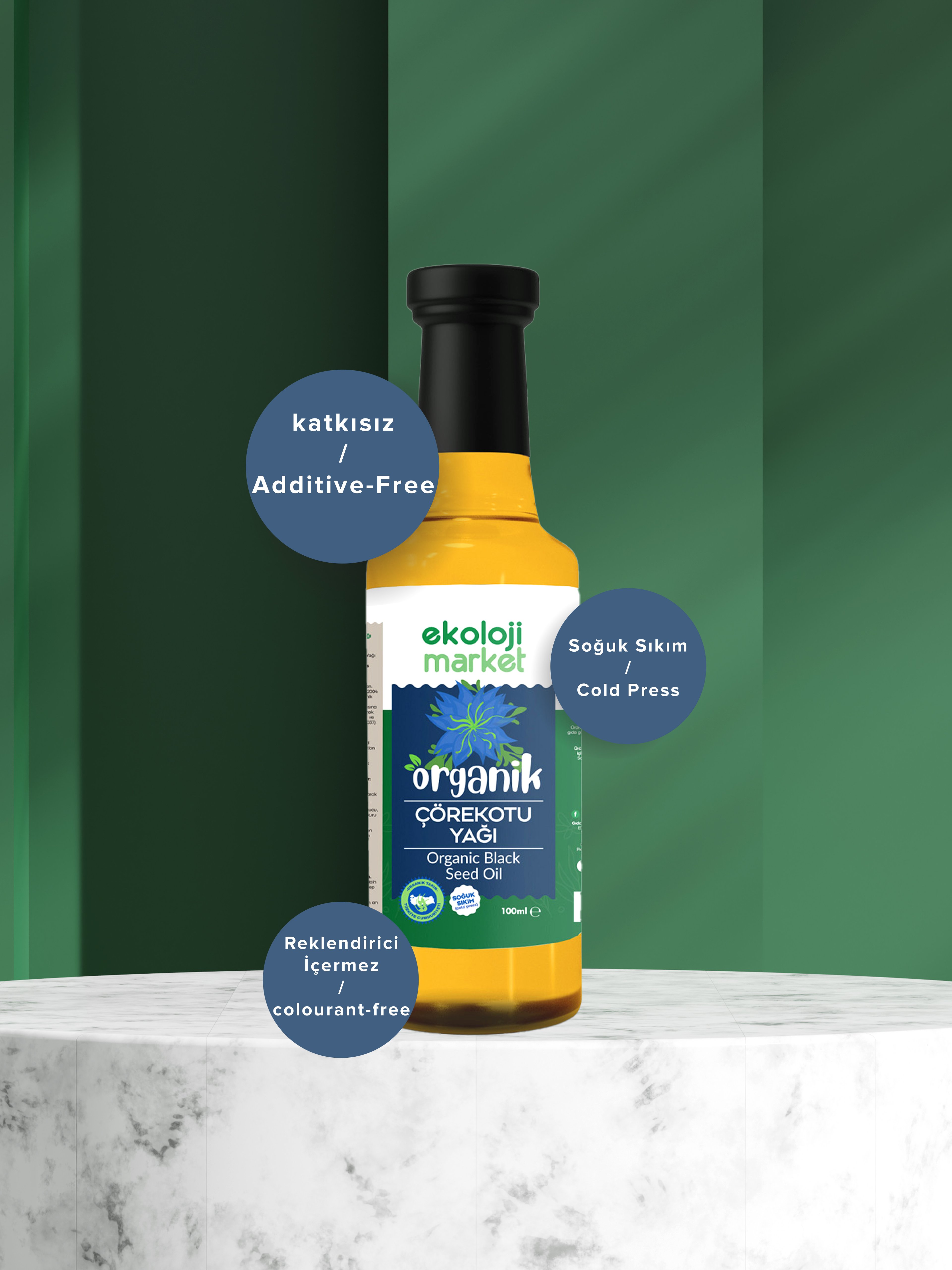 Organik Çörekotu Yağı 100 ml