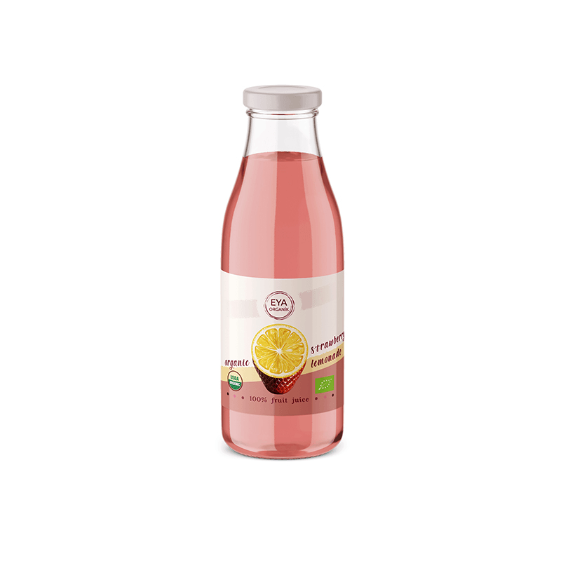 Organik Çilekli Limonata 250ml
