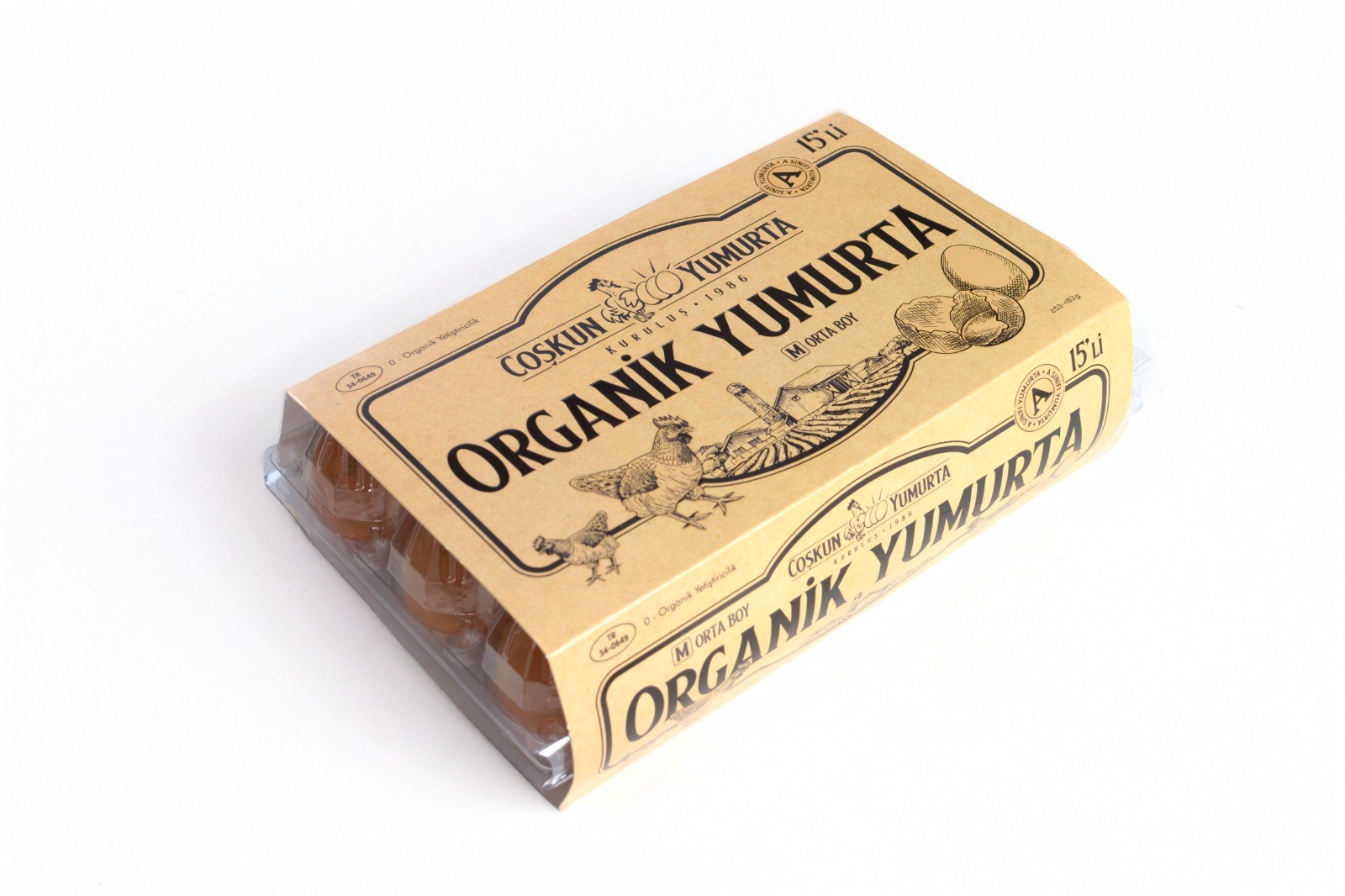 Organik Yumurta (15 adet)
