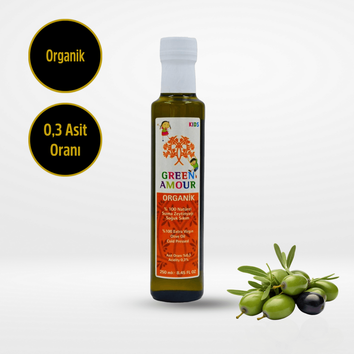 Organik Bebek & Çocuk %100 Naturel Soğuk Sıkım 250ml