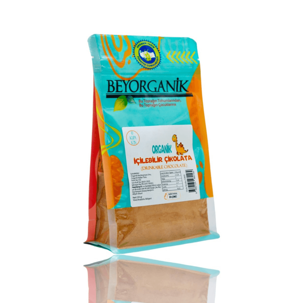 İçilebilir Çikolata 220g 10 kupalık (PESTİSİT VE AFLATOKSİN ANALİZLİ)