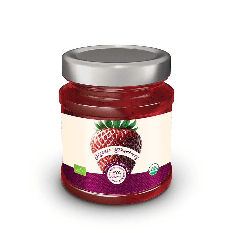 Organik Çilek Marmelatı 320gr