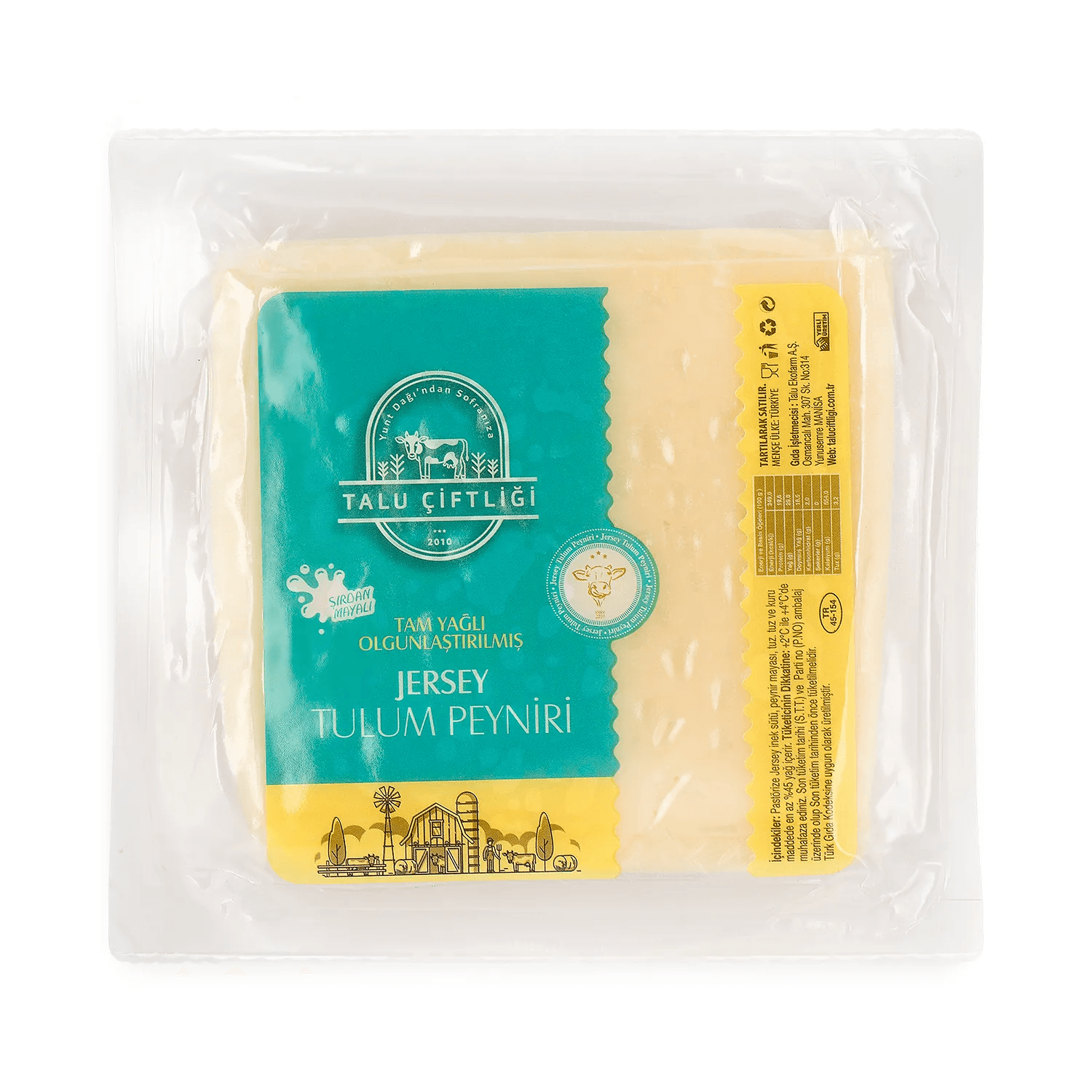 Jersey İnek Tulum Peyniri Şirden Mayalı