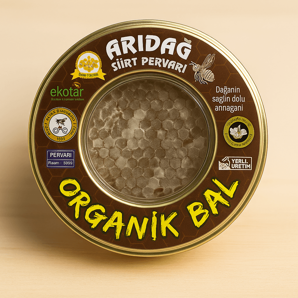 Organik Sertifikalı Siirt Pervari Karakovan Bal 500gr