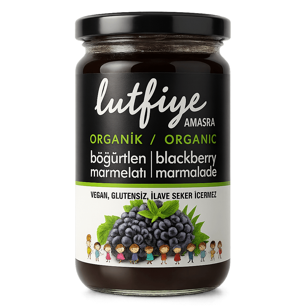 Organik Böğürtlen Marmelatı 280g