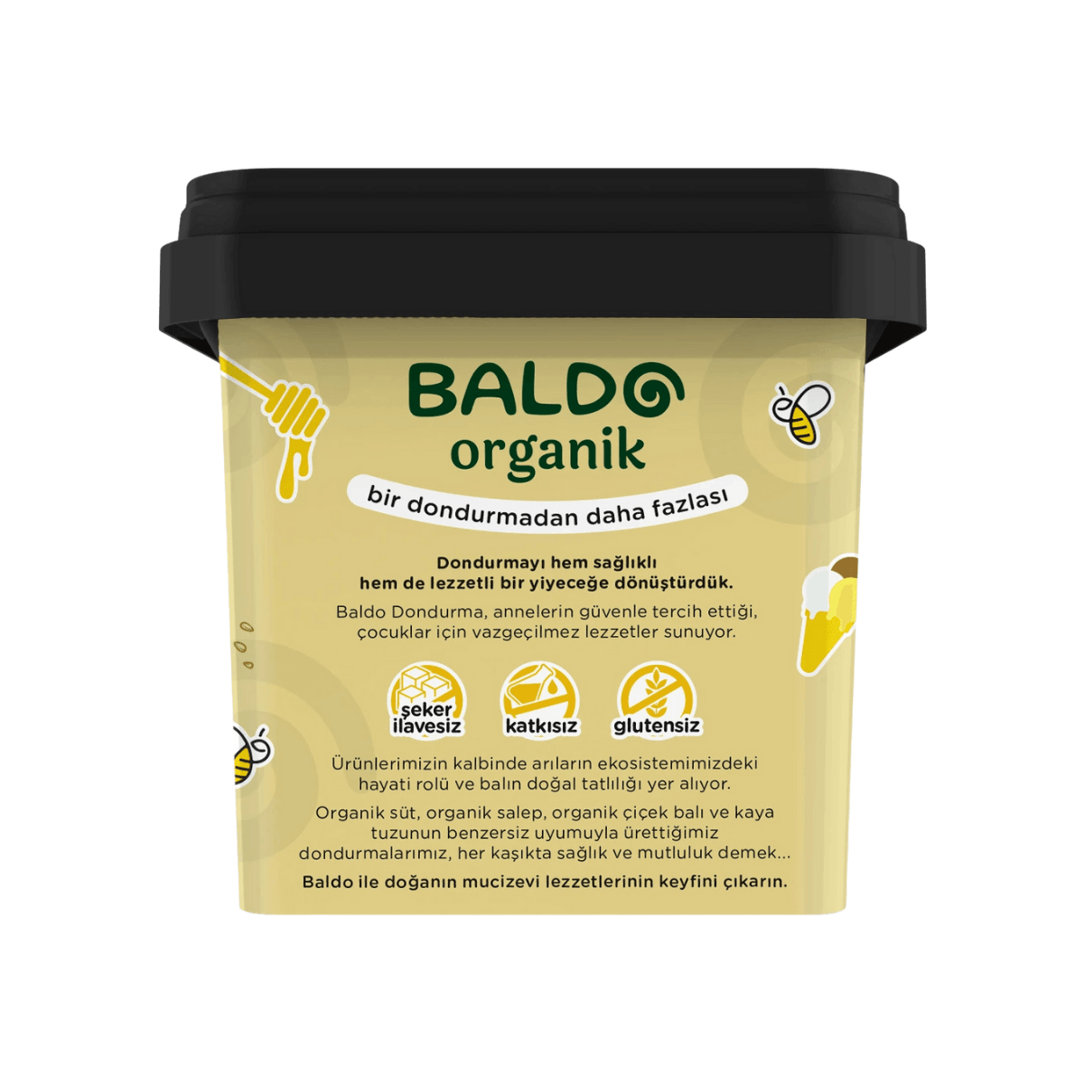 Organik Tahinli Dondurma 300g