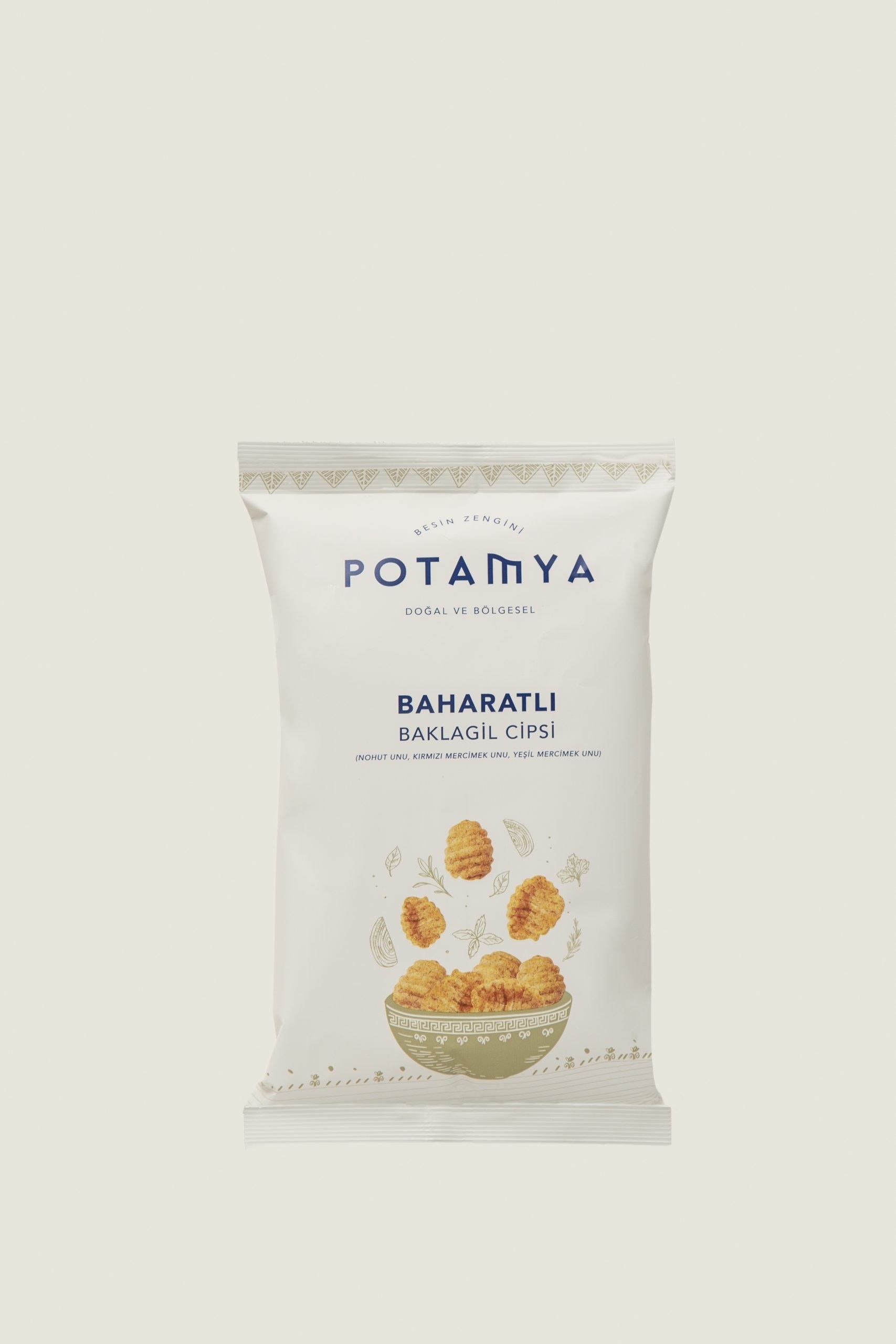 Düşük Glutenli Baharatlı Bakliyat Cipsi
