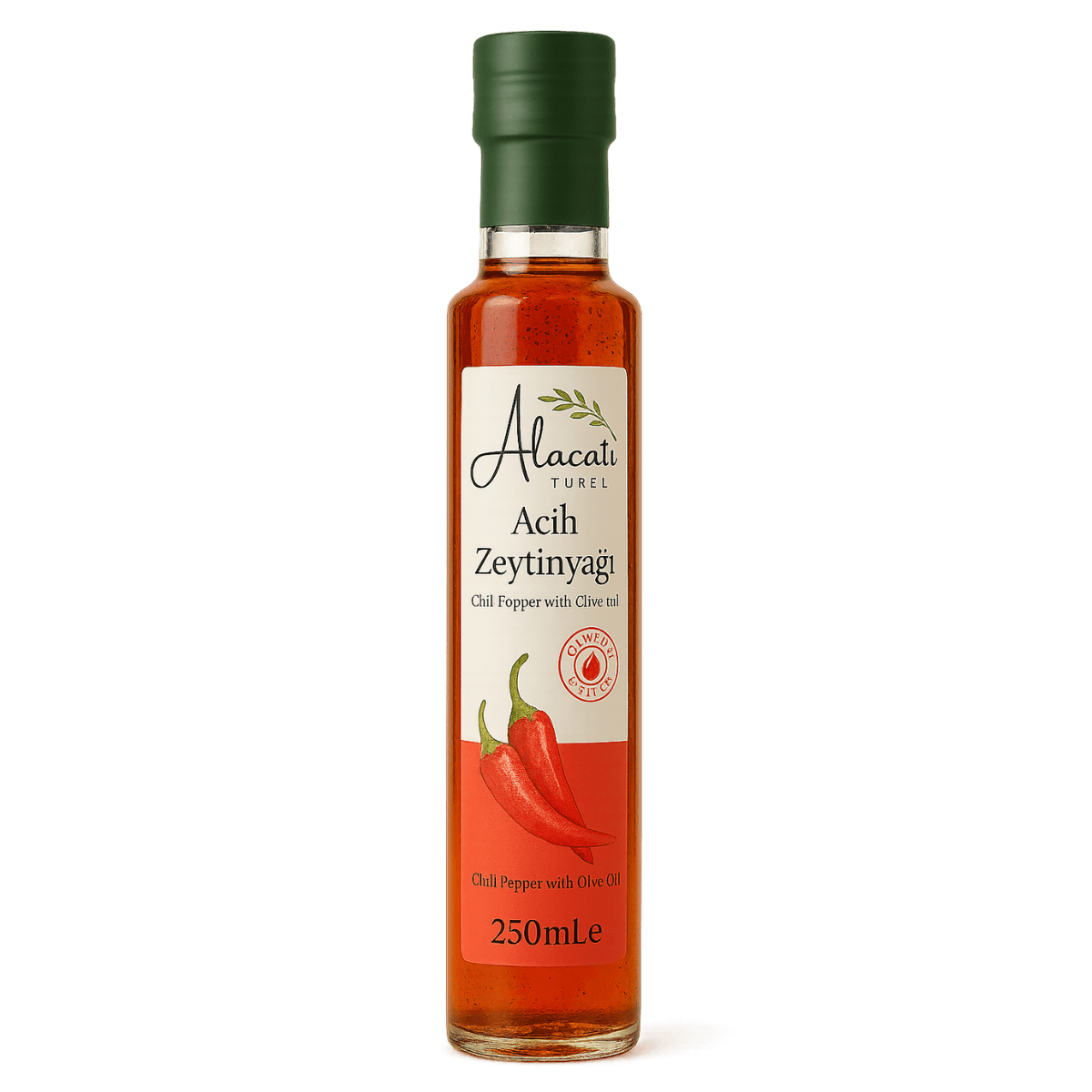Acı Biberli Zeytinyağ 250 ml
